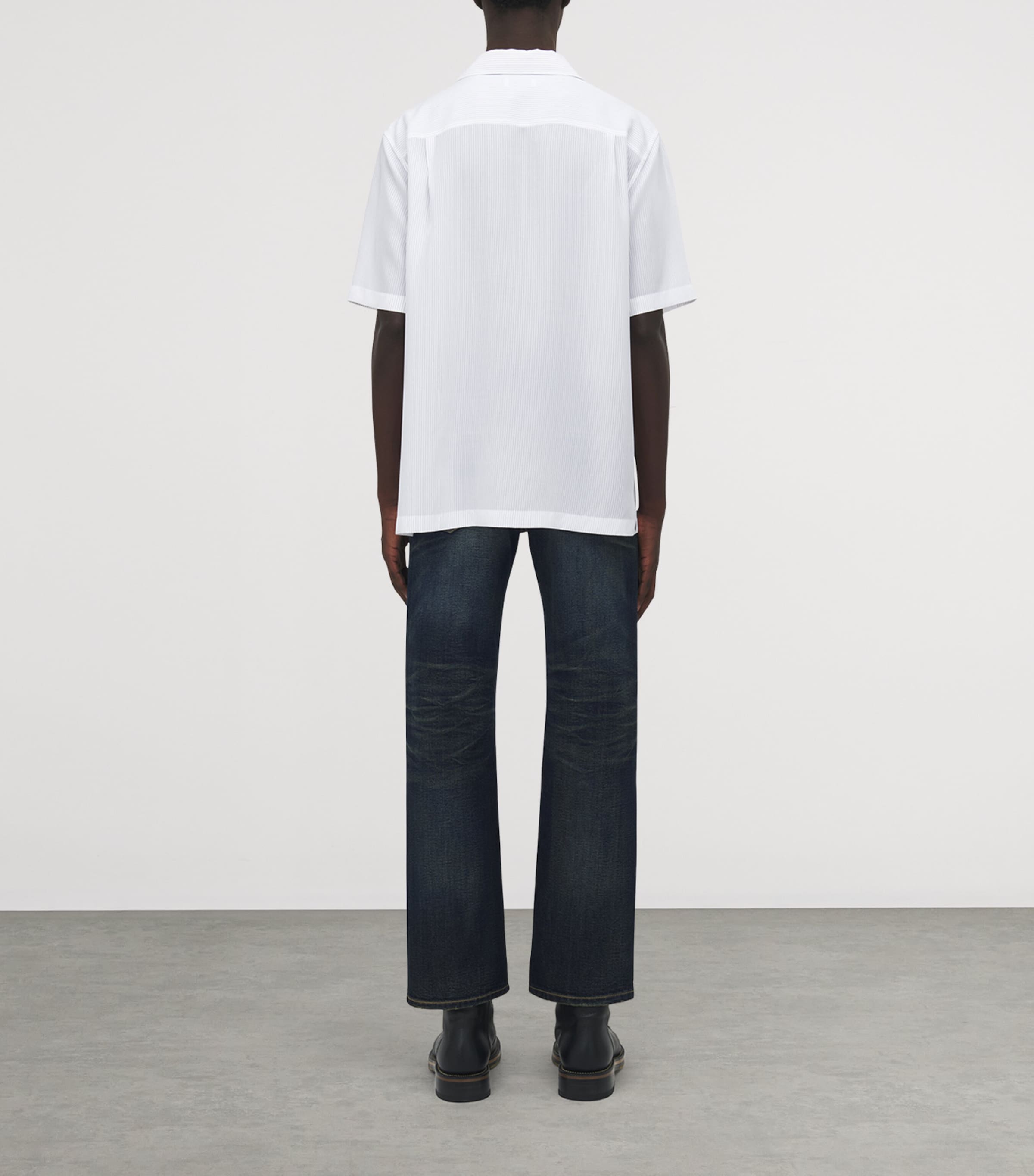 Tシャツ・カットソー alexander mcqueen CAMP COLLAR HAWAIIAN SHIRT Alexander Mcqueen Camp Collar Hawaiian Black Viscose Shirt