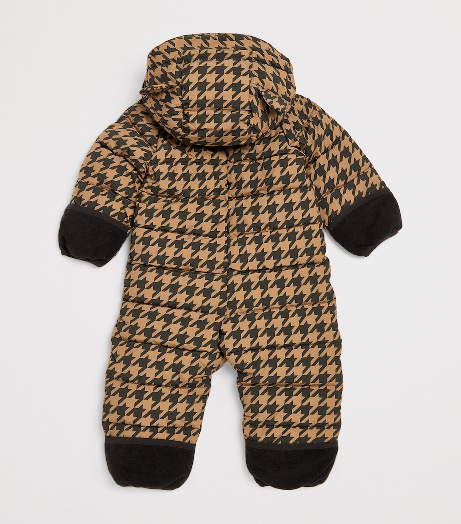 Padded Cloud Ski Suit (0-36 Months) TOFFEE HOUNDSTOOTH Image 2