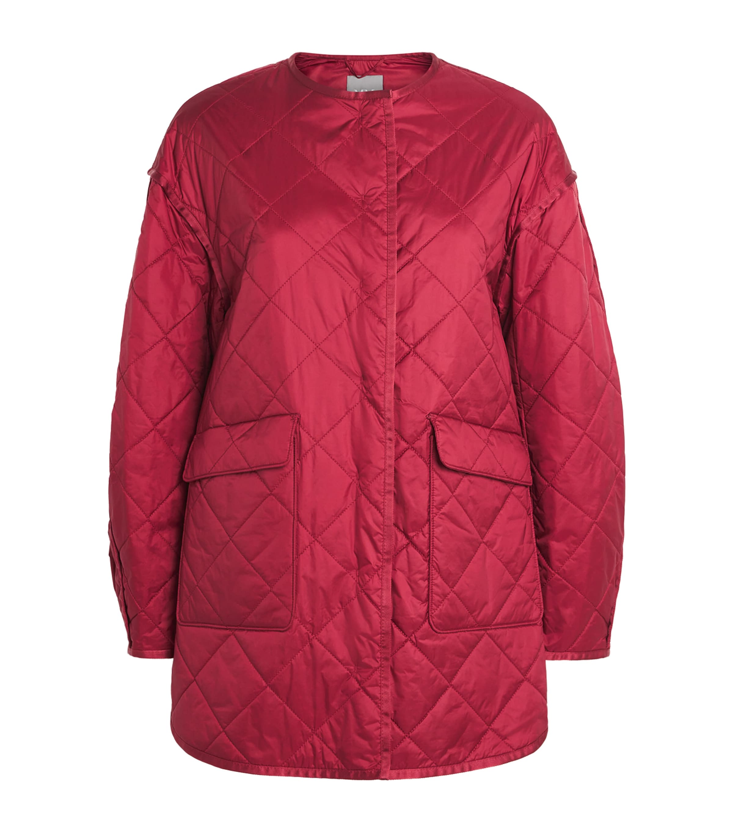 Mmlspiga Quilted Jacket 056 DARK RED Image 1
