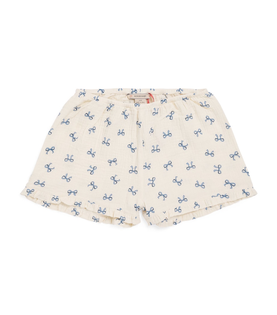 Organic Cotton Coco Shorts (5-10 Years) BOW BLEU Image 1