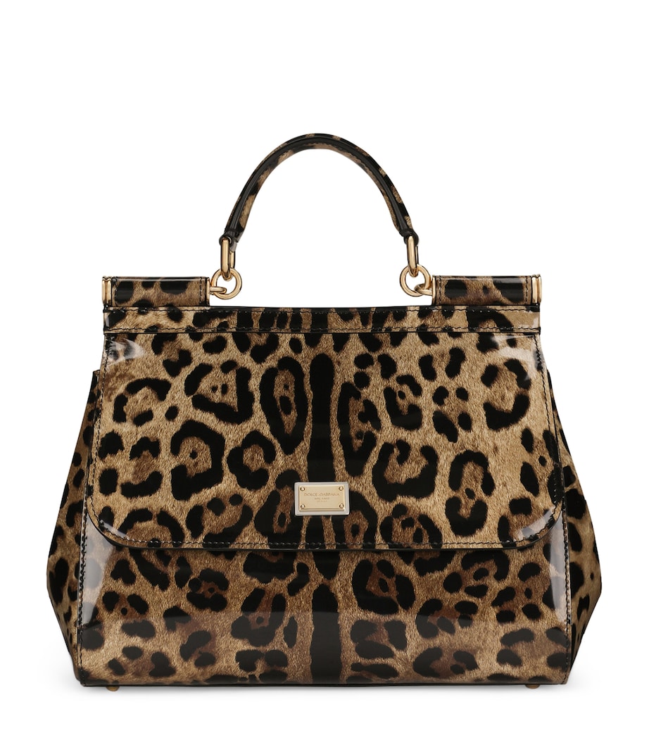 KIM DOLCE&GABBANA Medium Leopard Print Sicily Bag HA93M-LEO Image 1