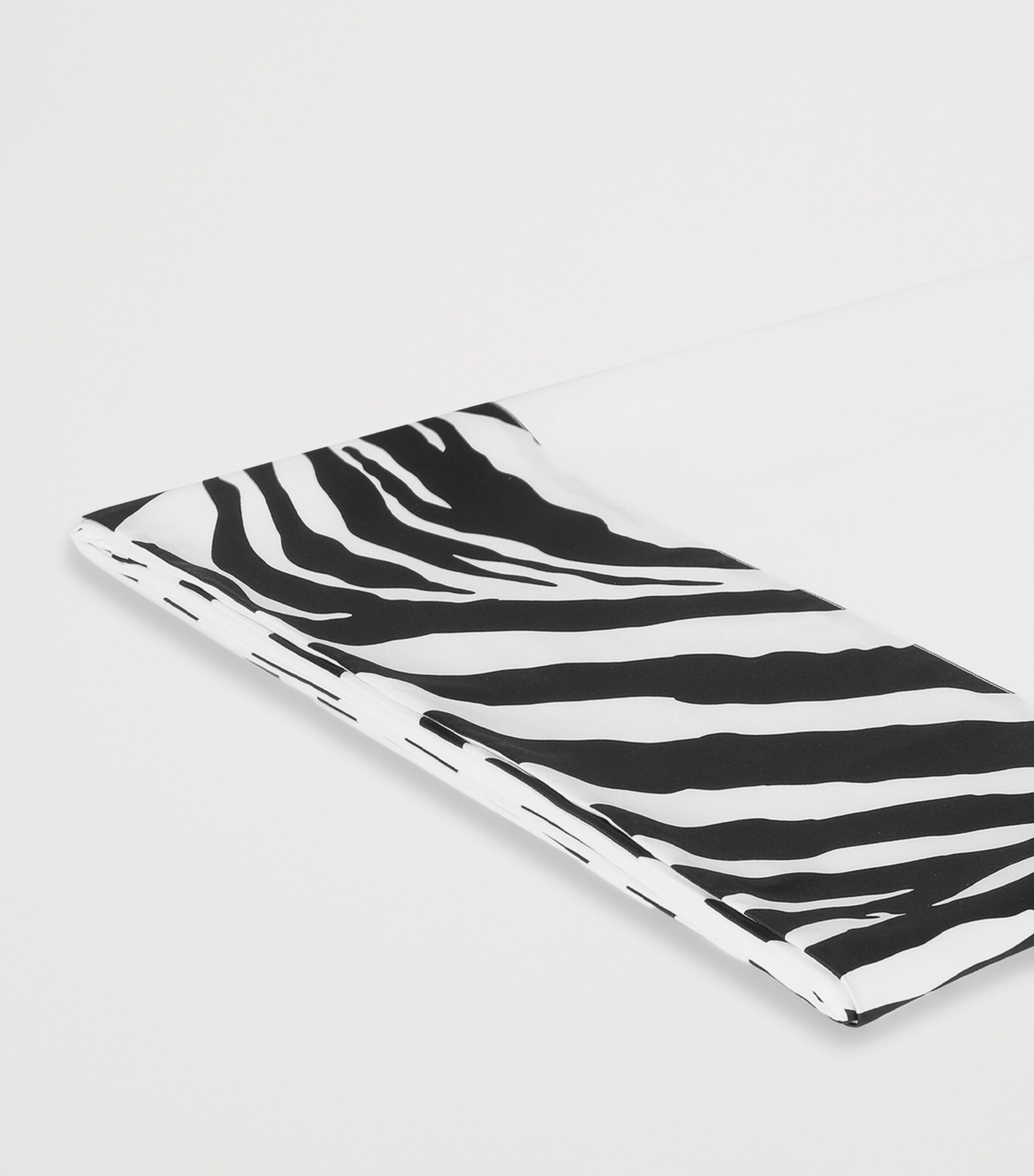 Dolce&Gabbana Casa Cotton Zebra King Flat Sheet (260cm x 280cm) Bianco/zebra Image 4