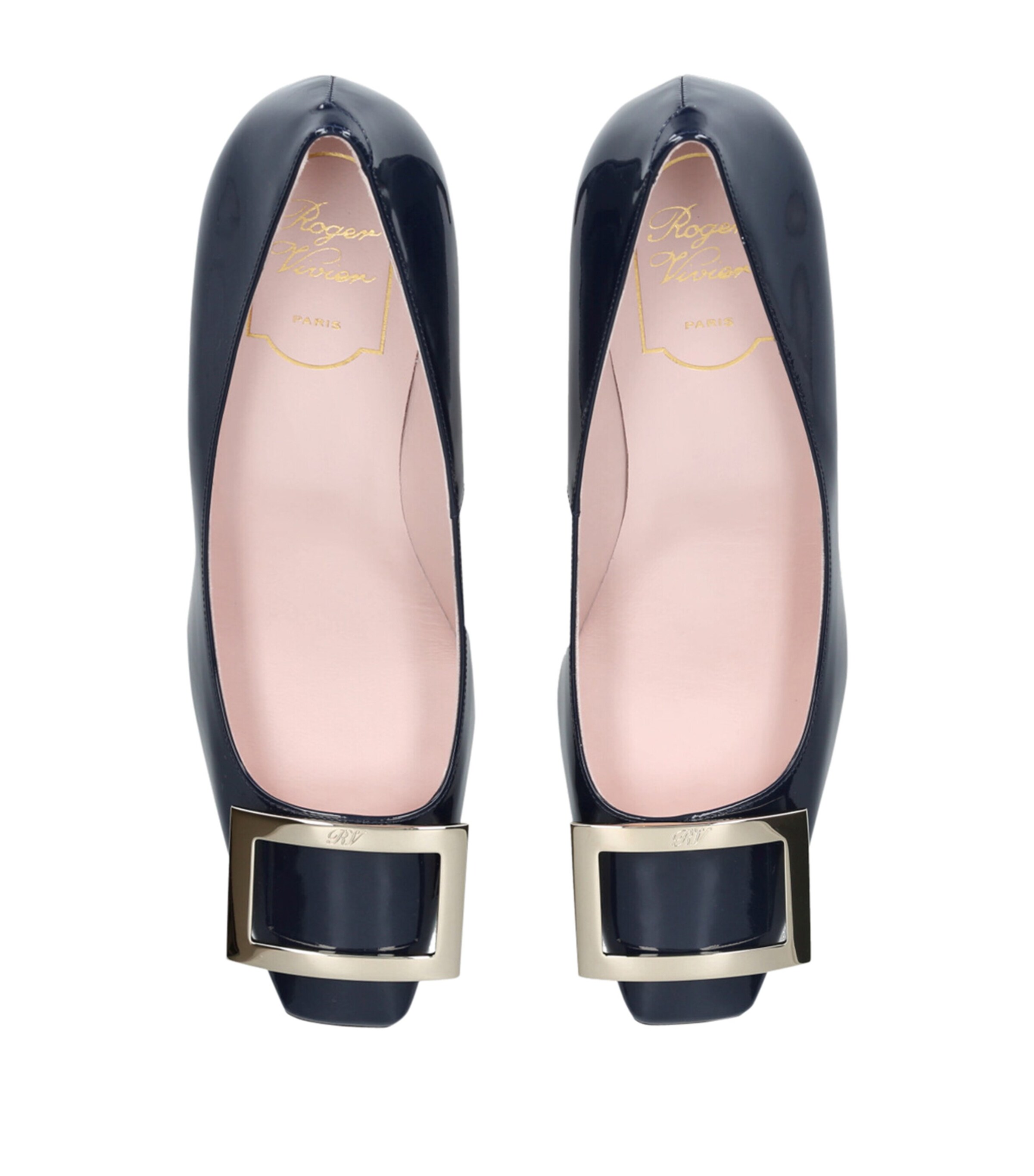Roger Vivier Patent Belle Vivier Trompette Pumps 70 Harrods BA