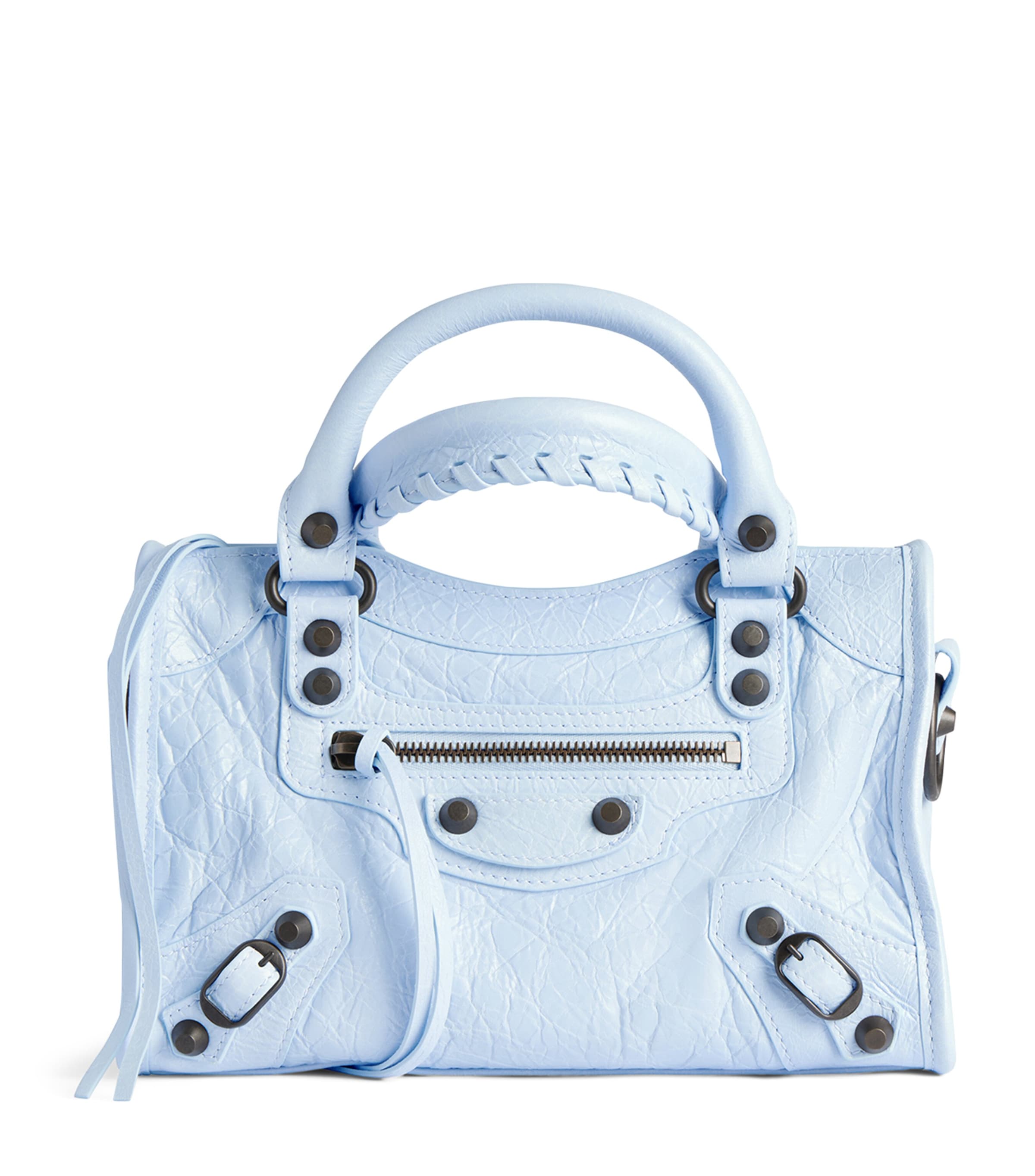 Balenciaga Mini Leather Le City Top-Handle Bag | Harrods US