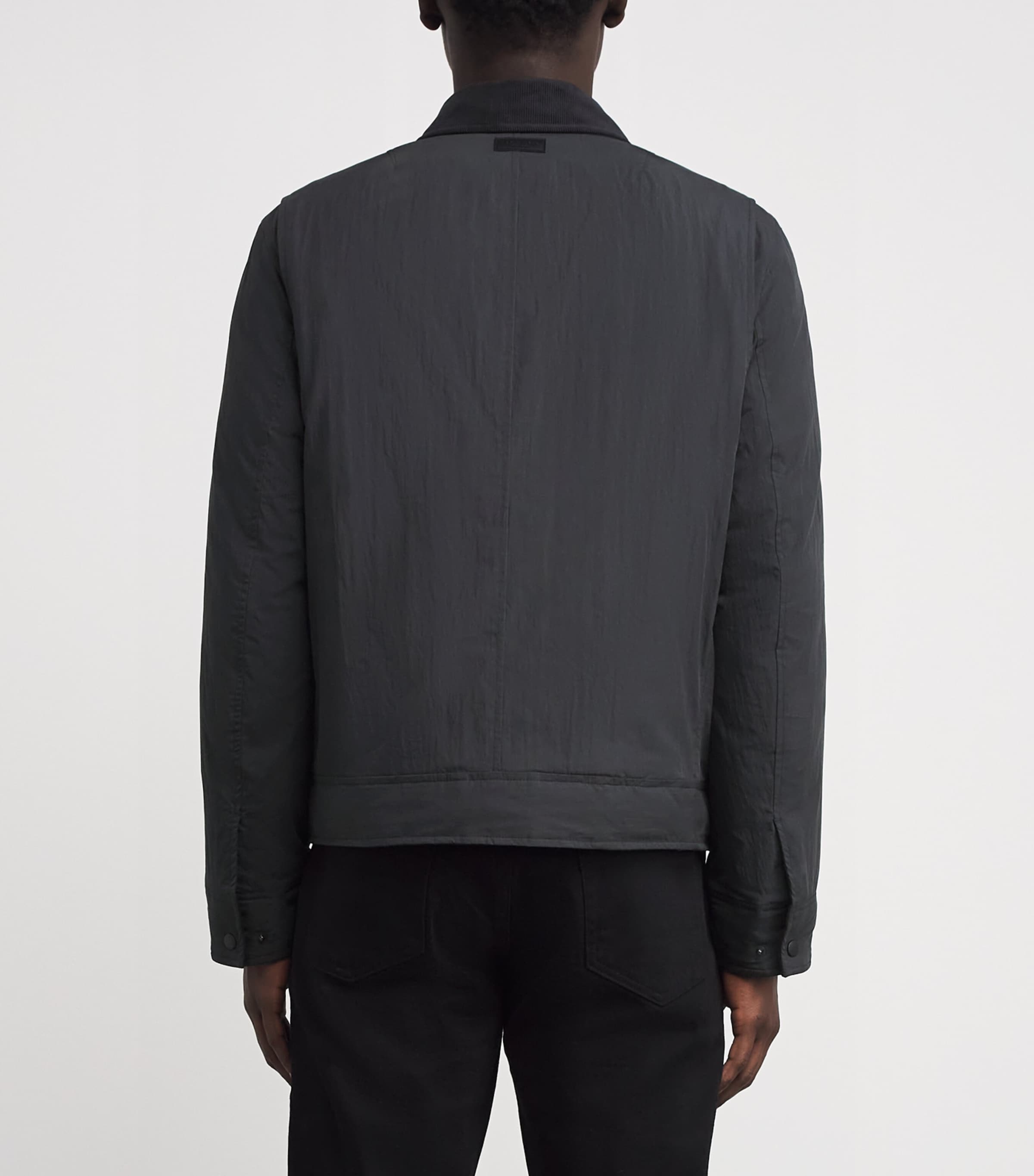 Down-Filled Derrick Shirt Jacket BLACK Image 4