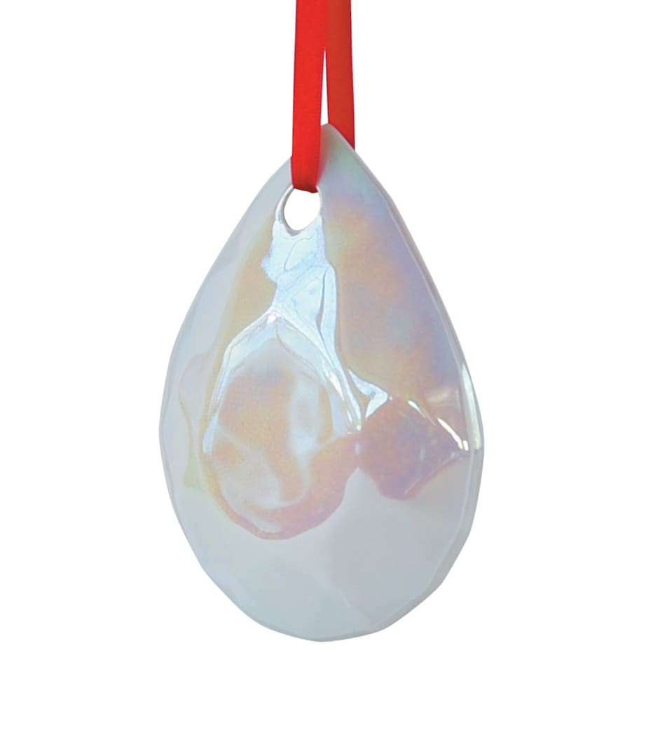 Noël Pearly Tree Decoration BLANC Image 2