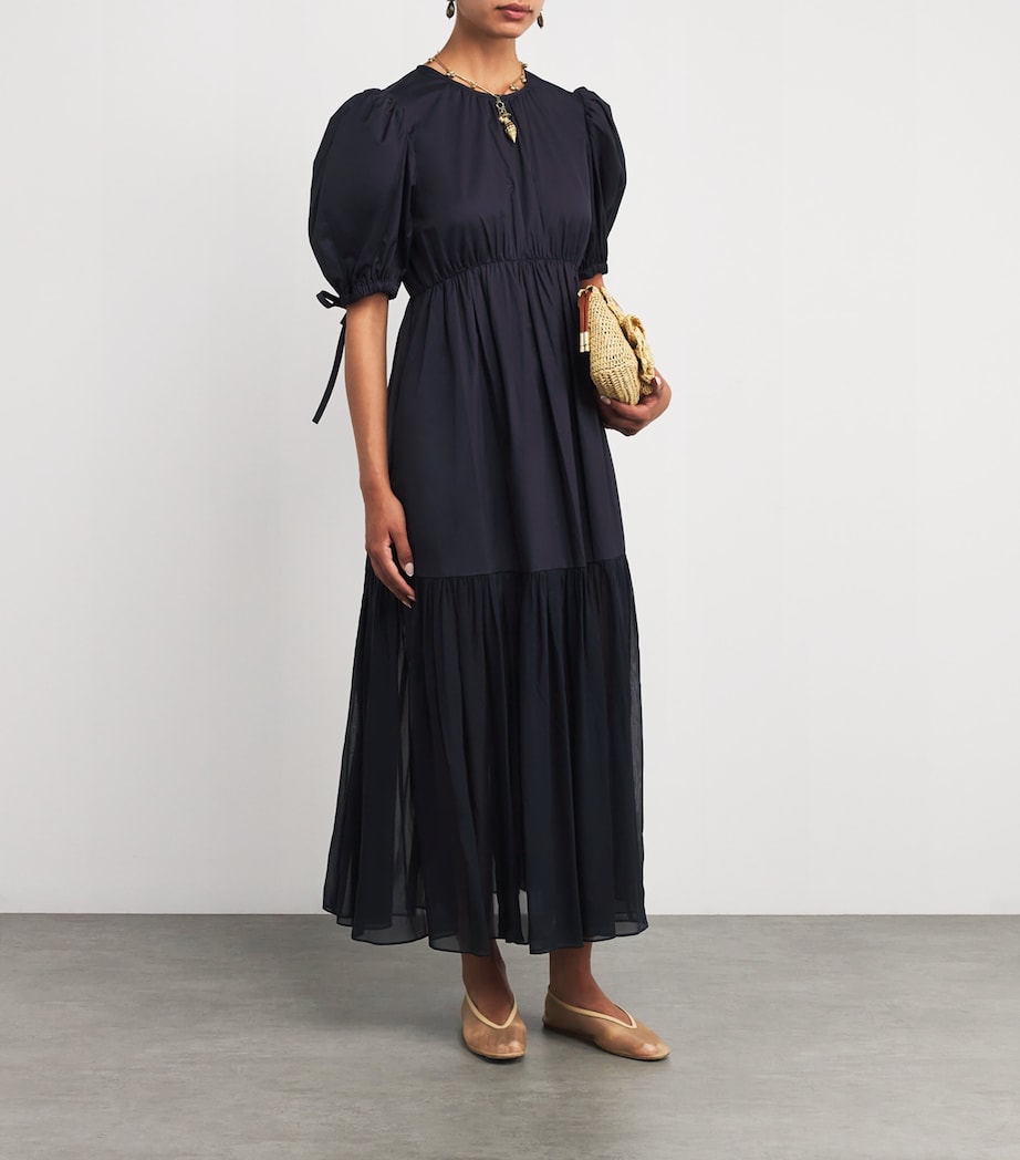 Short-Sleeve Collage Midi Dress MIDNIGHT Image 2