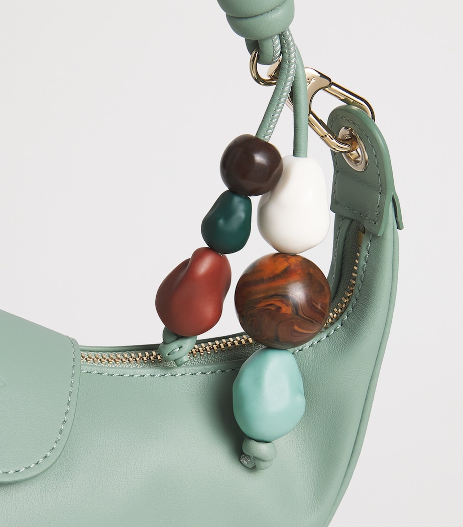 Longchamp Medium Leather Le Pliage Xtra Shoulder Bag Celadon Image 4