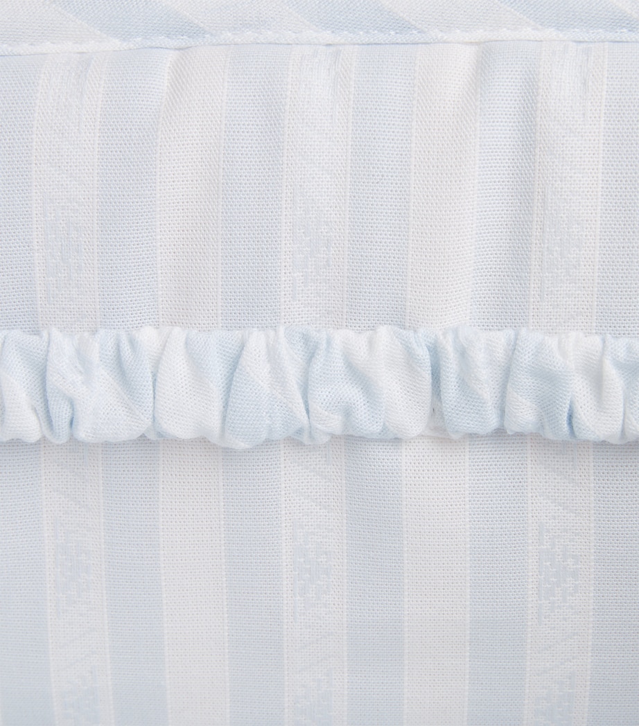 Cotton Monogram Basket BLUE Image 4