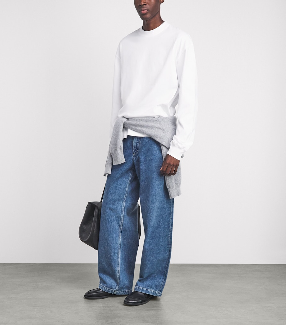 AGOLDE Mens Wide-Leg Grover Jeans Brigade Image 2