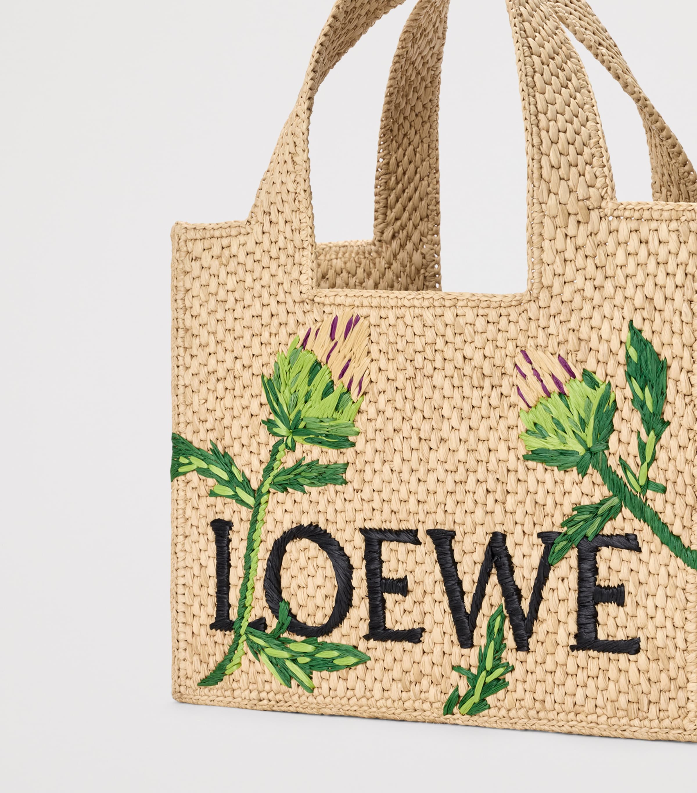 LOEWE Beige x Paula's Ibiza Small Font Artichoke Tote Bag | Harrods US