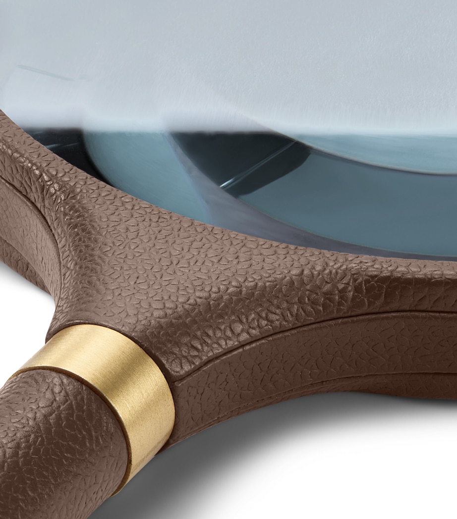 Leather Archival Magnifying Glass BROWN Image 2