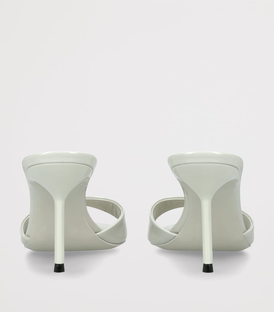 Patent Leather Lidia Mules 70 GREY/LIGHT Image 2