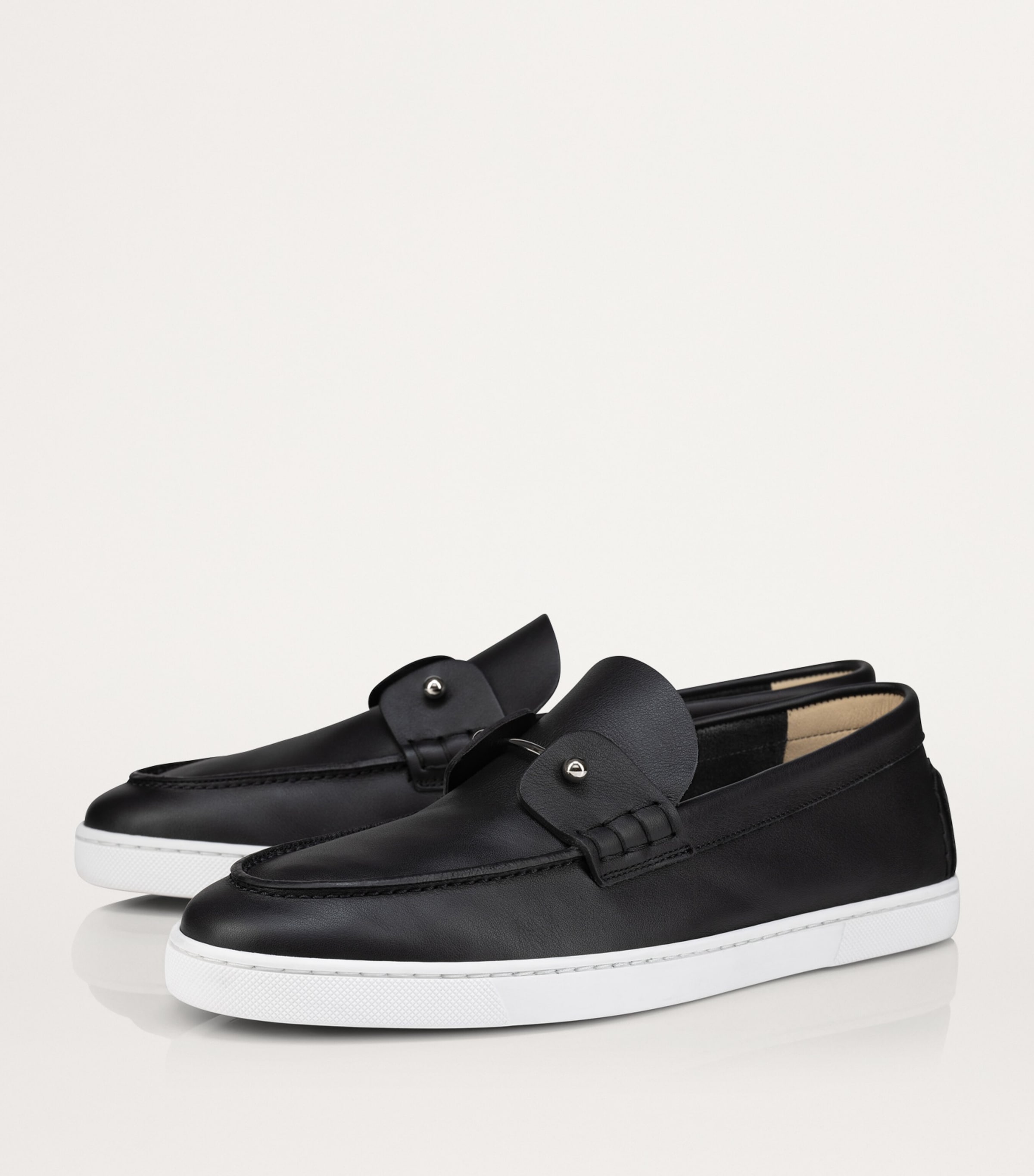 Christian Louboutin Chambeliboat Leather Boat Shoes Image 5