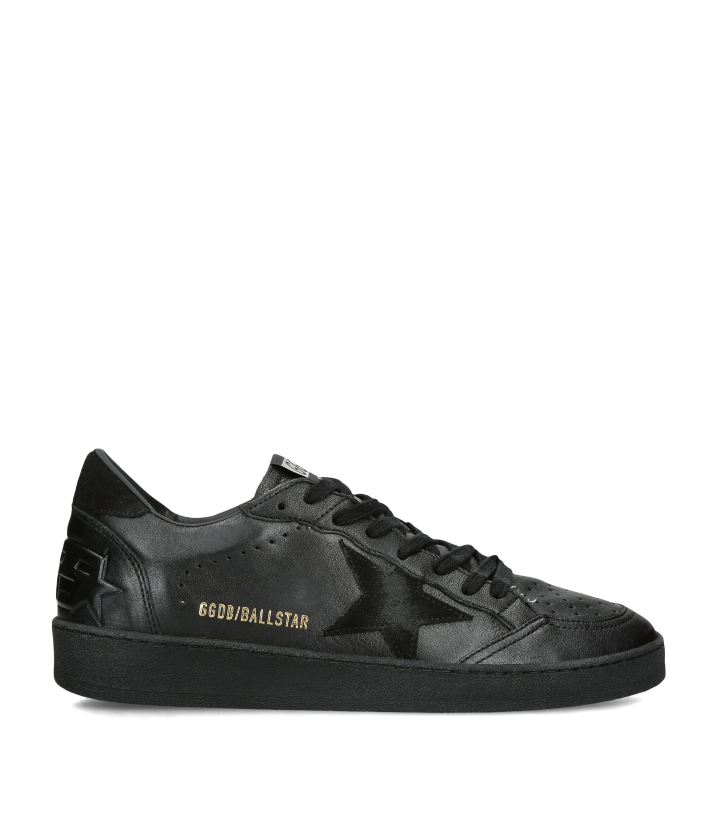 Golden Goose Nappa Leather Ball Star Sneakers Black Image 1