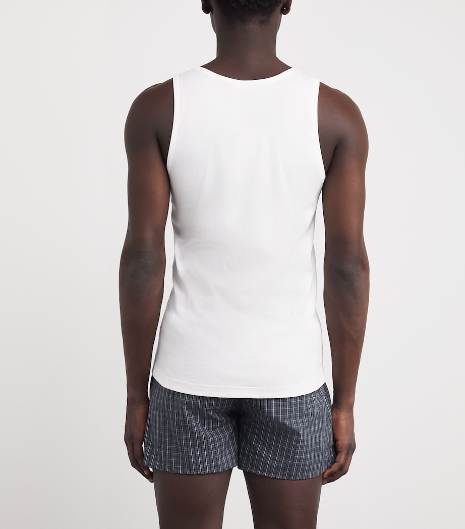 Cotton Essentials Tank Top 0101-WHITE Image 4