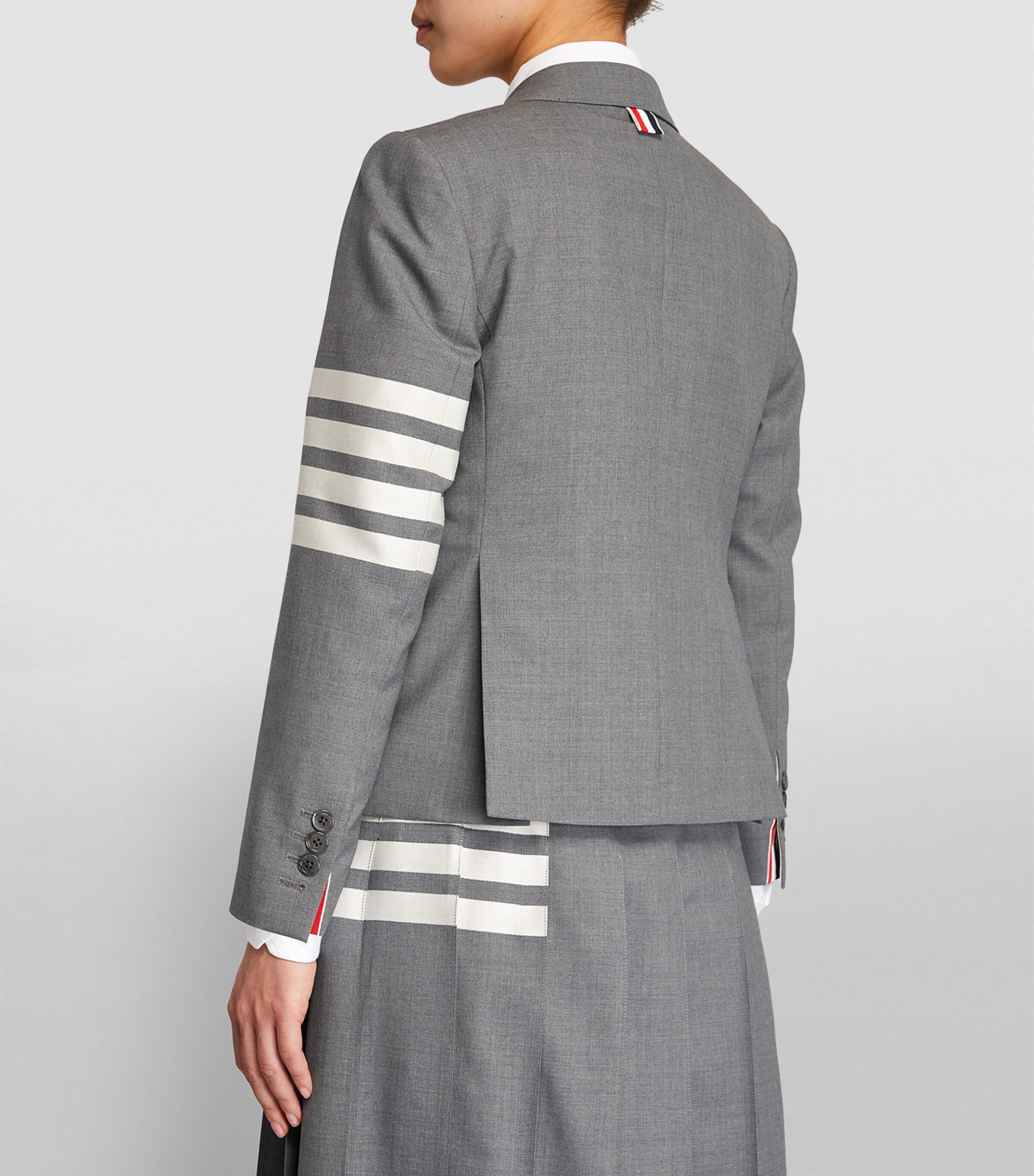 Wool High Armhole Sport Coat MED GREY Image 3