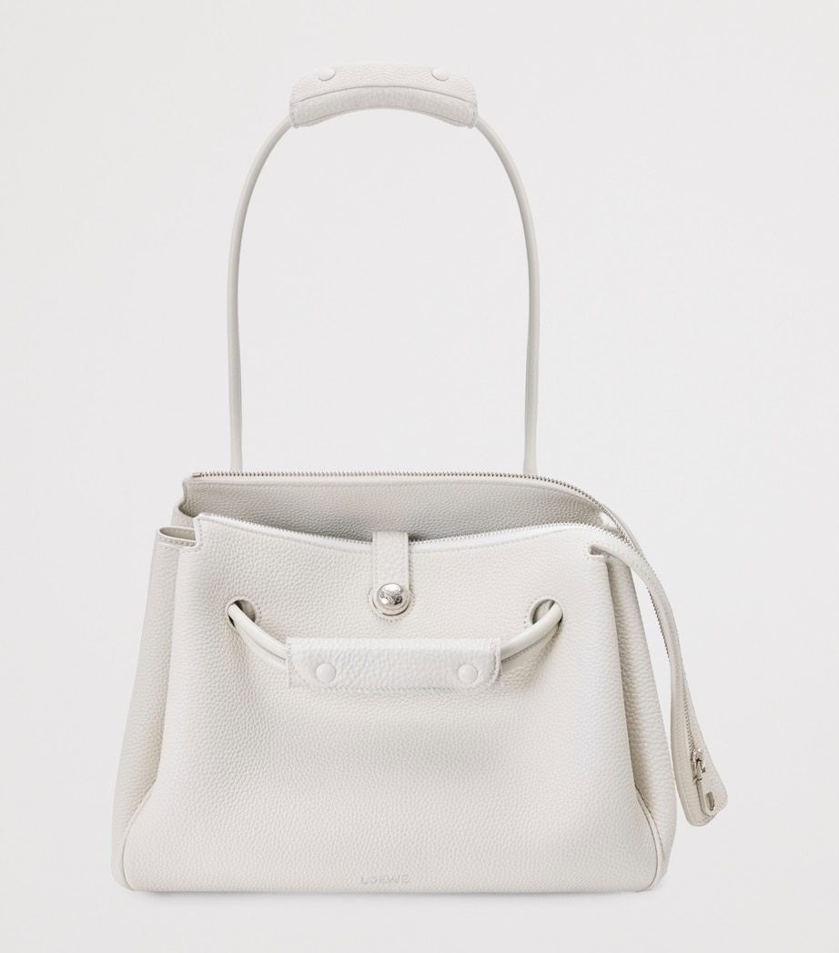 Medium Calfskin Madrid Shoulder Bag SOFT WHITE Image 2