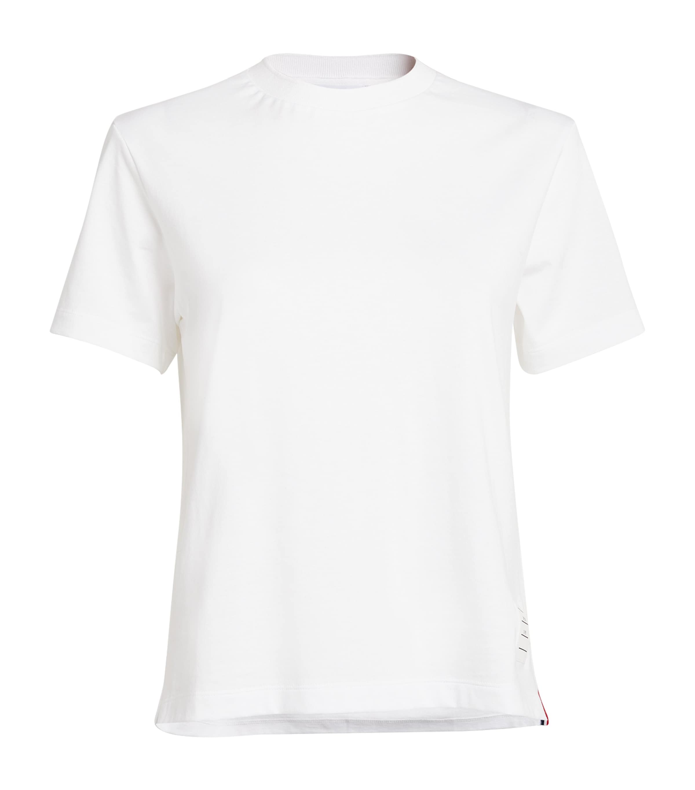 Thom Browne Name Patch T-shirt In White