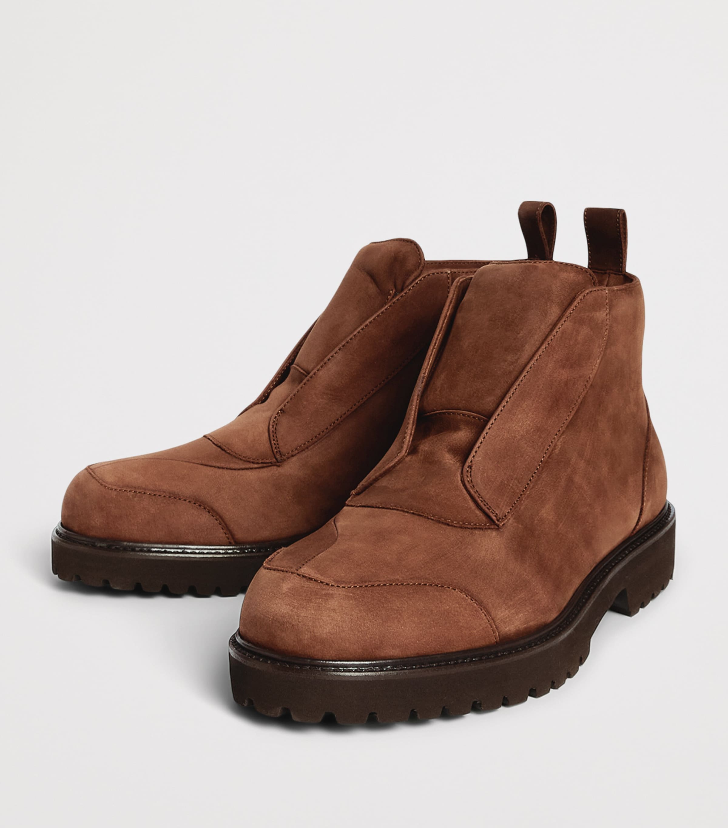Colombo Nubuck Ankle Boots Dark Wine Image 3