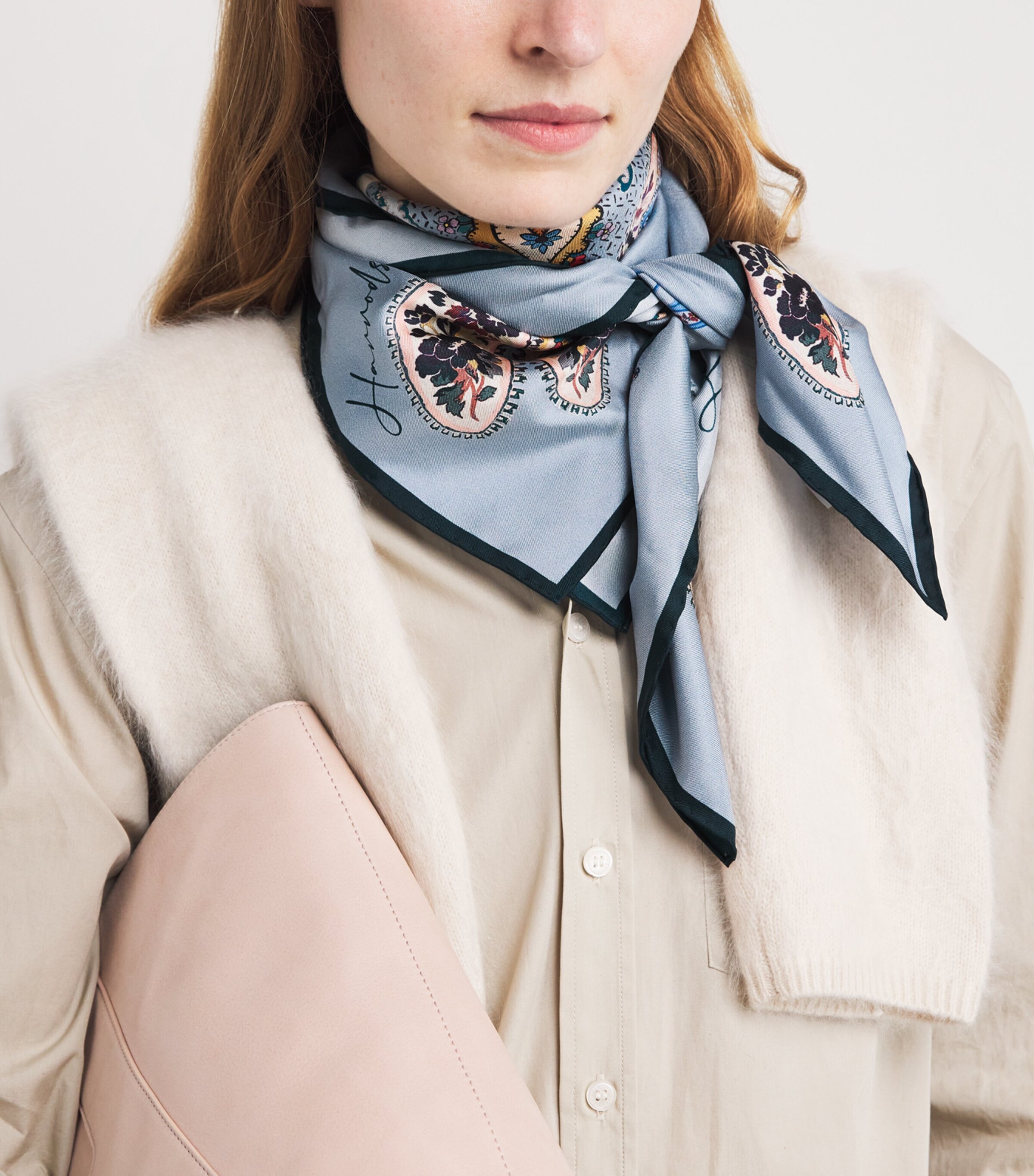 Silk Paisley Scarf MULTI Image 2