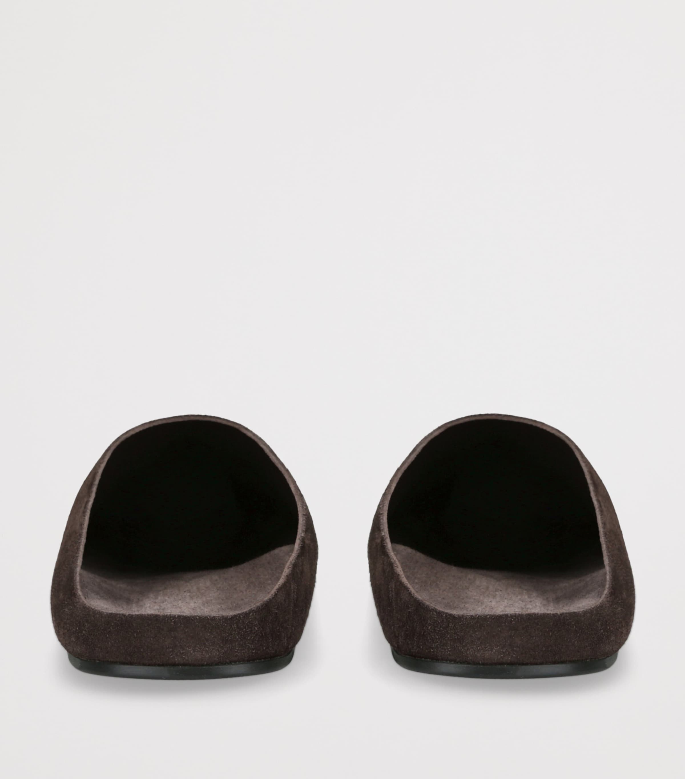 Hudson Suede Slides DARK BROWN Image 2
