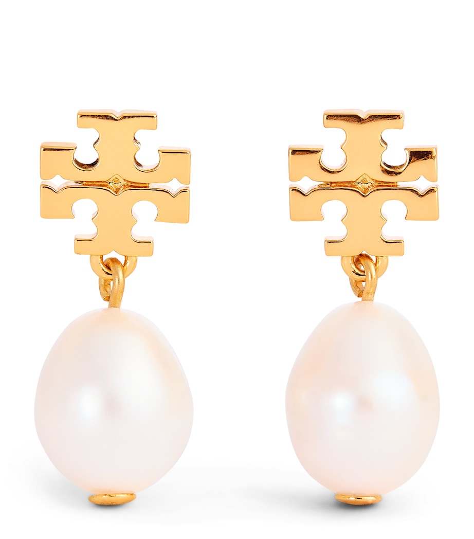 Kira Pearl Drop Earrings TORY GOLD / IVORY Image 1
