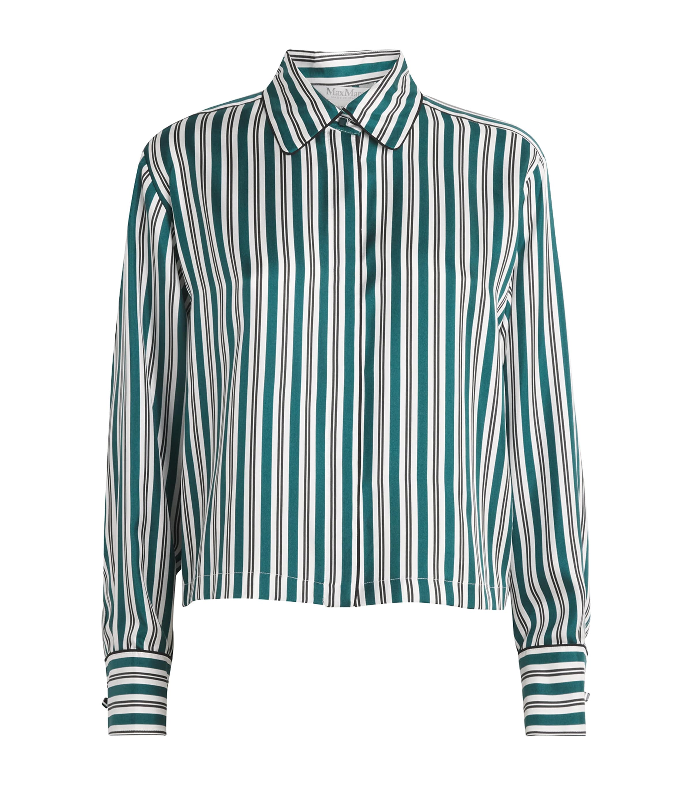 Max Mara Silk Stripe Shirt