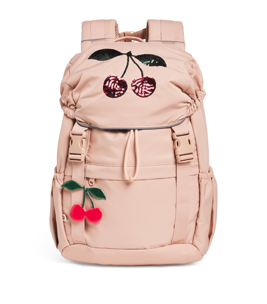 Sequin Cherry Clover Backpack S30036MAHOGANY ROSE Image 1