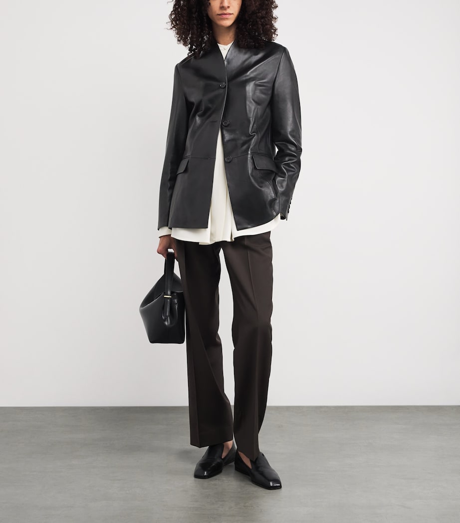 Leather Juno Jacket BLACK Image 2