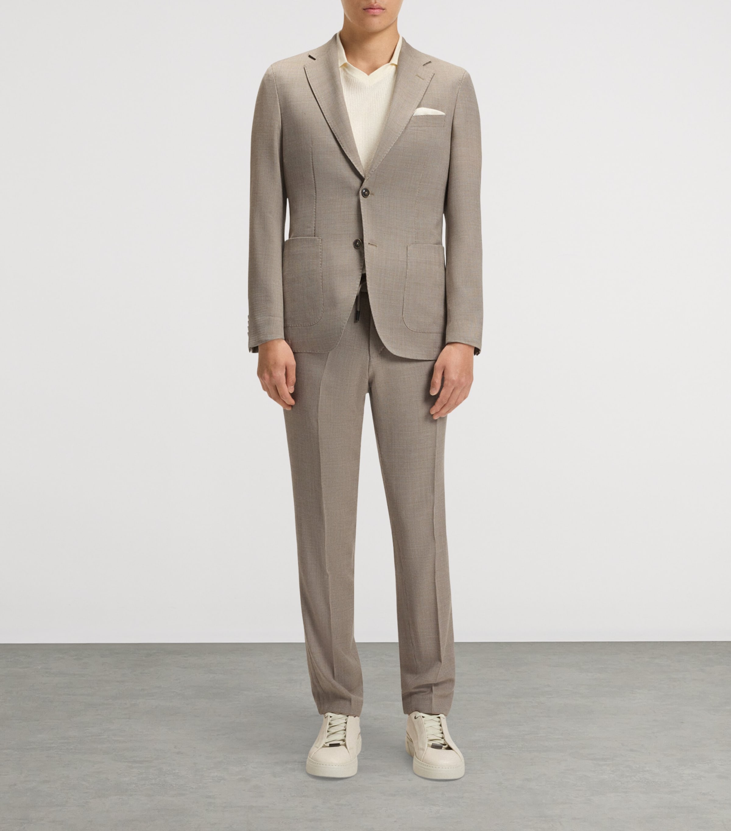 Virgin Wool-Silk Slim Fit Blazer 255 Image 2