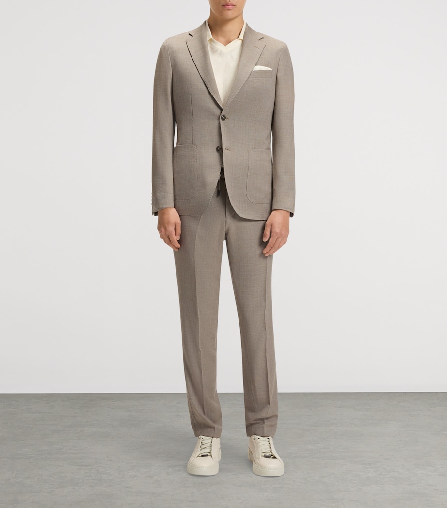 Virgin Wool-Silk Slim Fit Blazer 255 Image 2