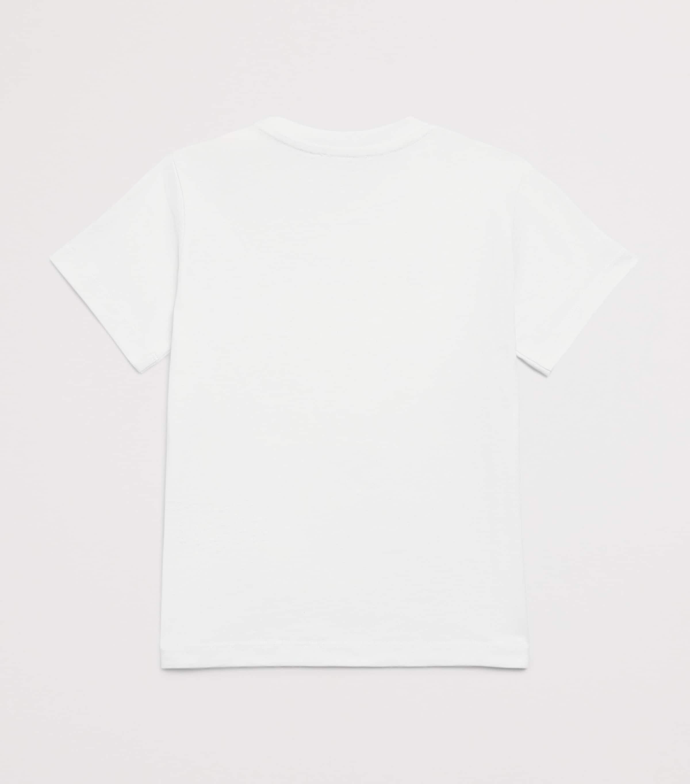 Balmain Kids Cotton Logo T-Shirt (4-14 Years) White/black Image 2