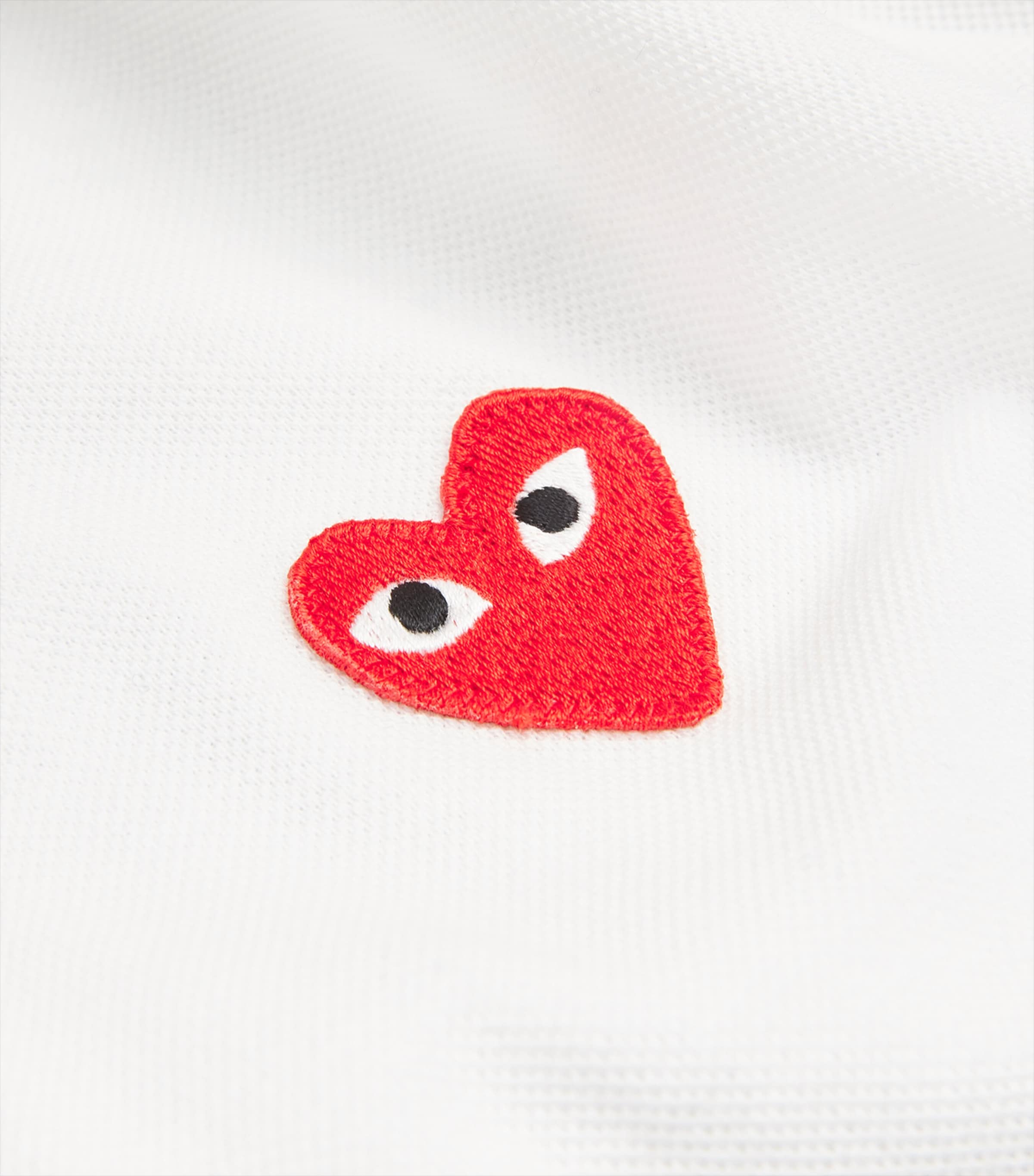 Heart Logo Polo Shirt WHITE Image 5
