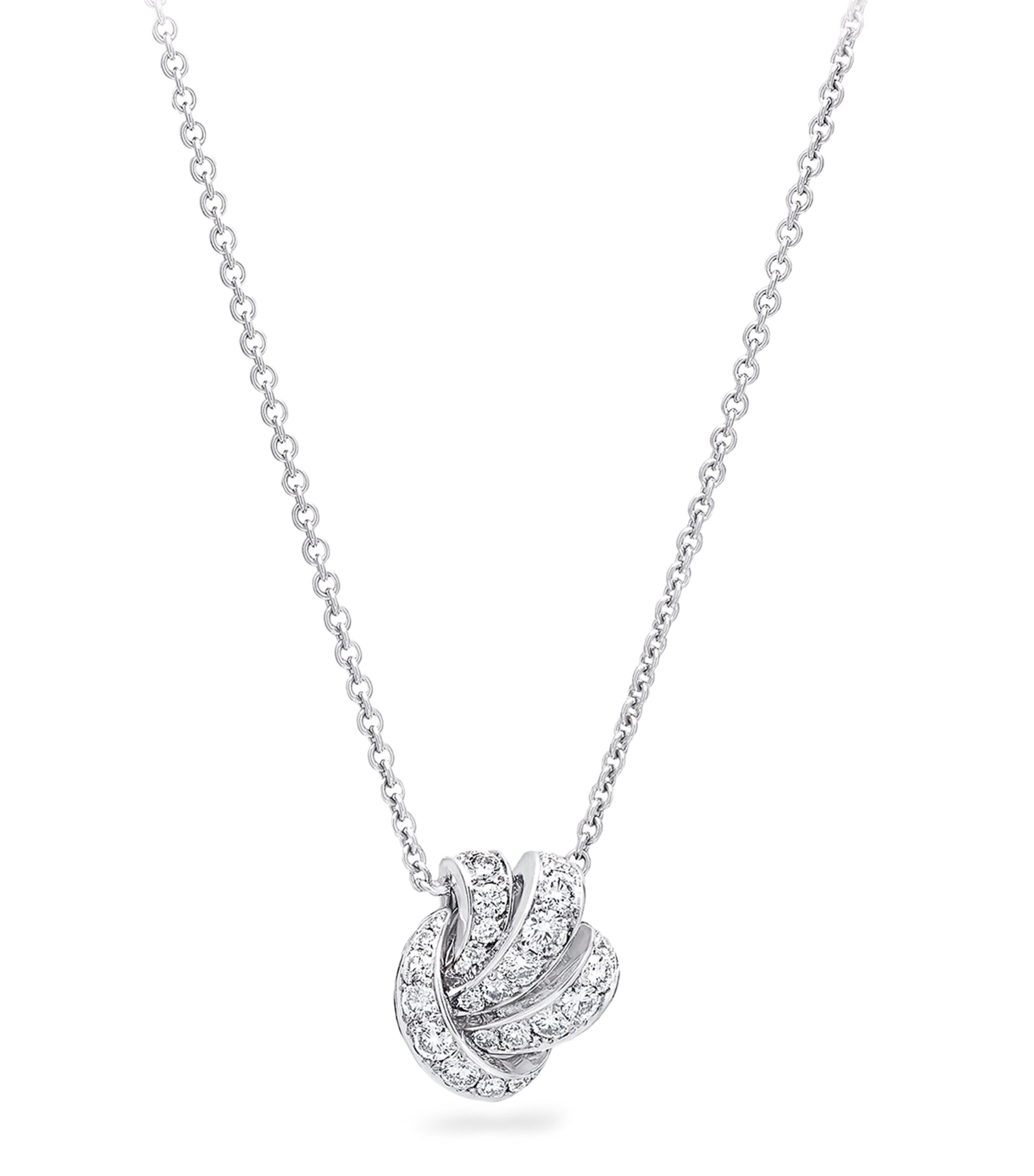 Graff White Gold and Diamond Tilda's Bow Necklace White Gold Image 1