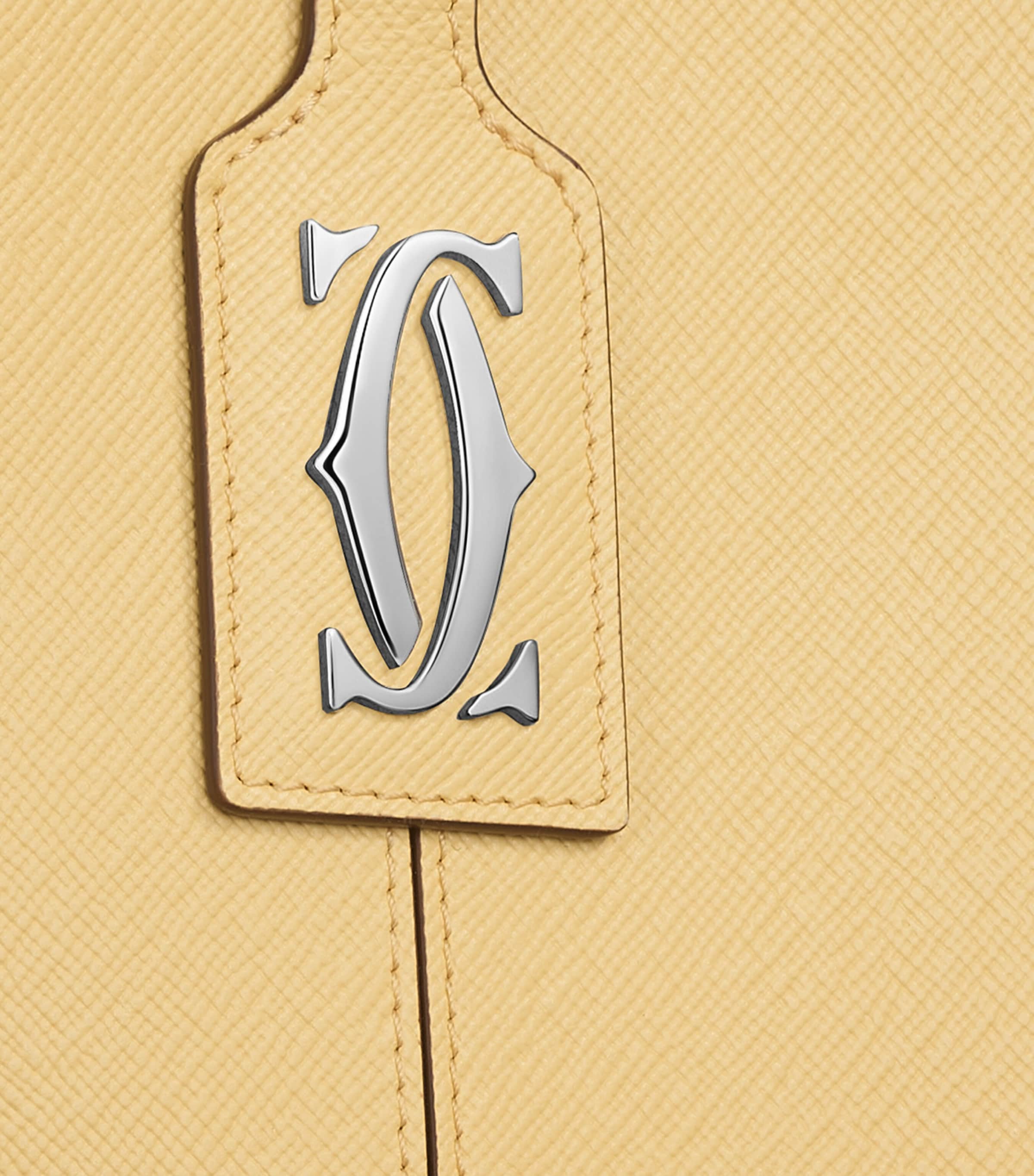 Mini Leather C de Cartier Tote Bag YELLOW MIMOSA Image 2