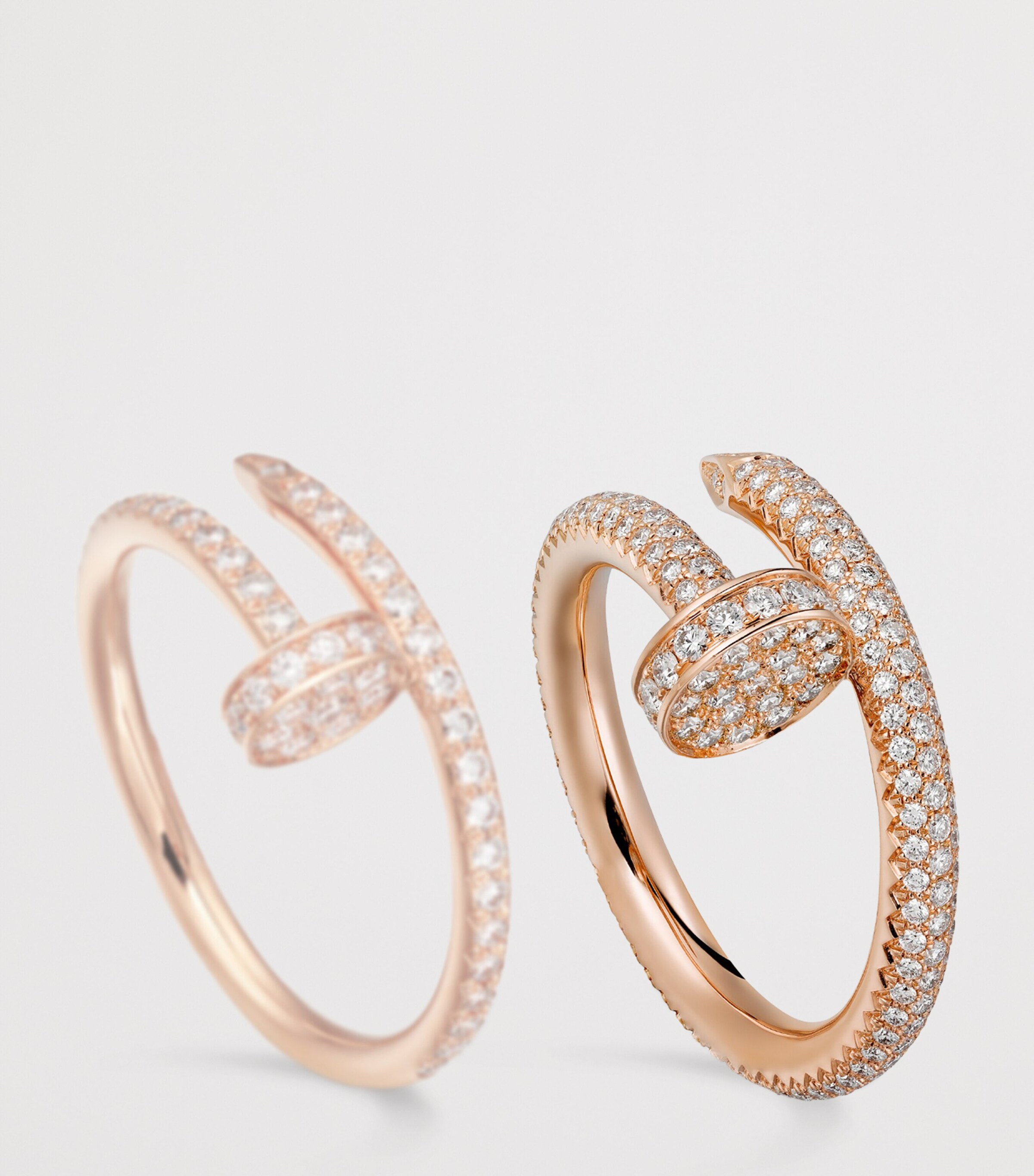 Cartier Rose Gold and Diamond Juste un Clou Ring Rose Gold Image 6