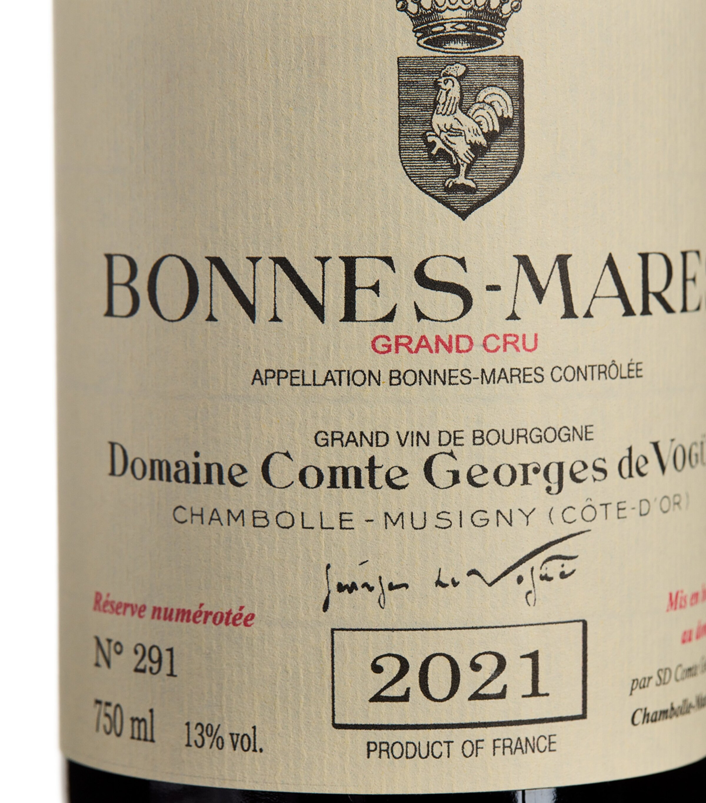 Domaine Comte Georges de Vogue Bonnes-Mares Grand Cru 2021 (75cl) - Burgundy, France Image 2