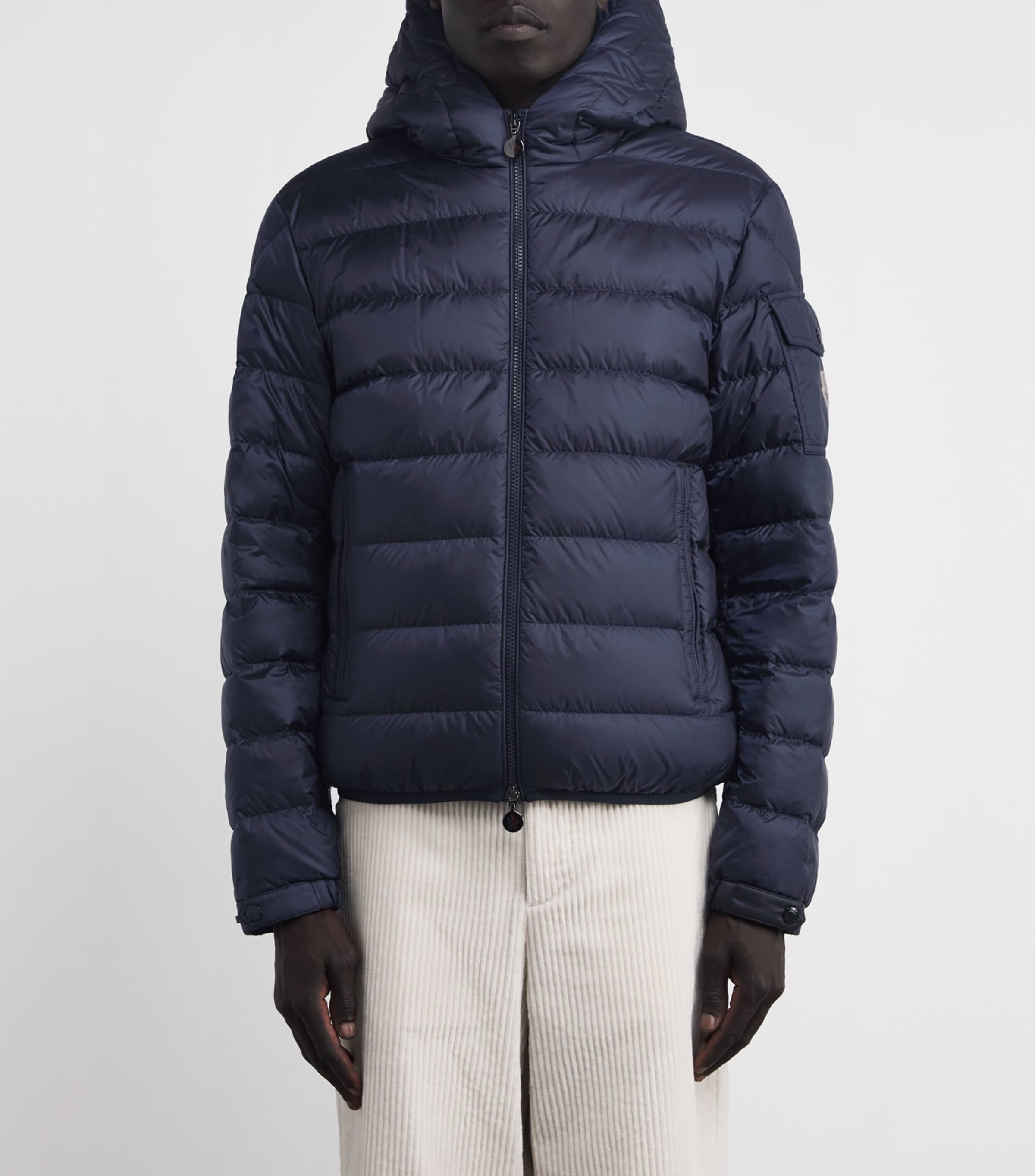 Moncler Blue Down Najan Puffer Jacket | Harrods UK