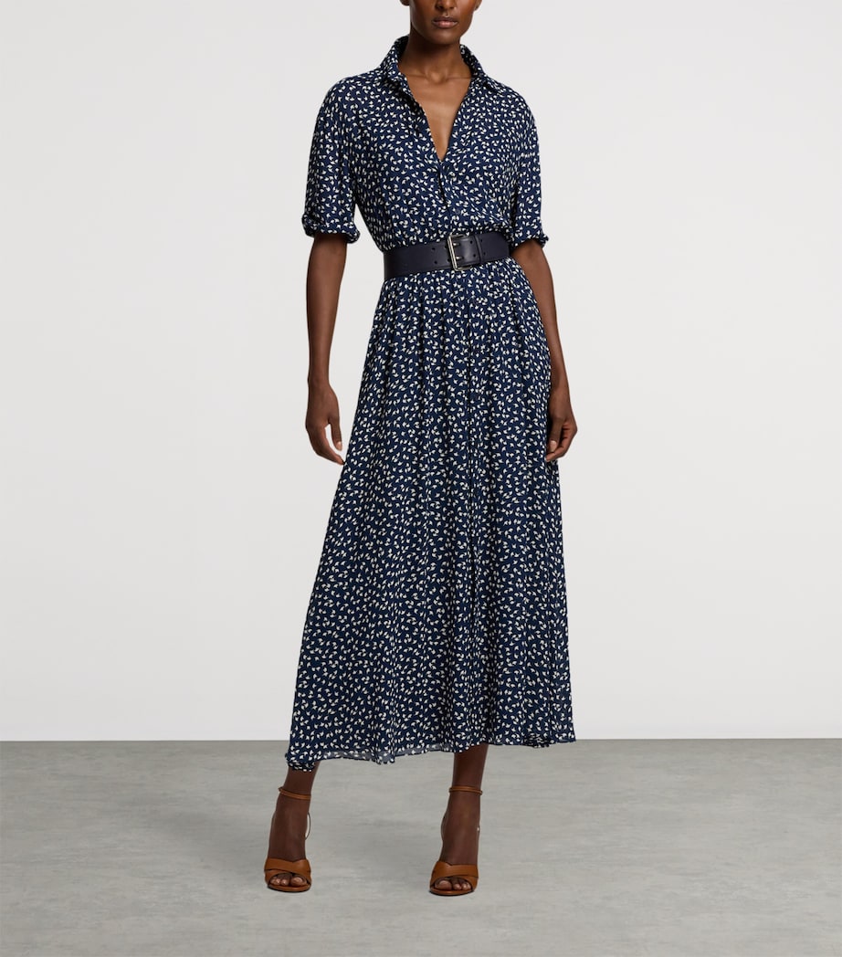 Sura Midi Shirt Dress NAVY-410 Image 6