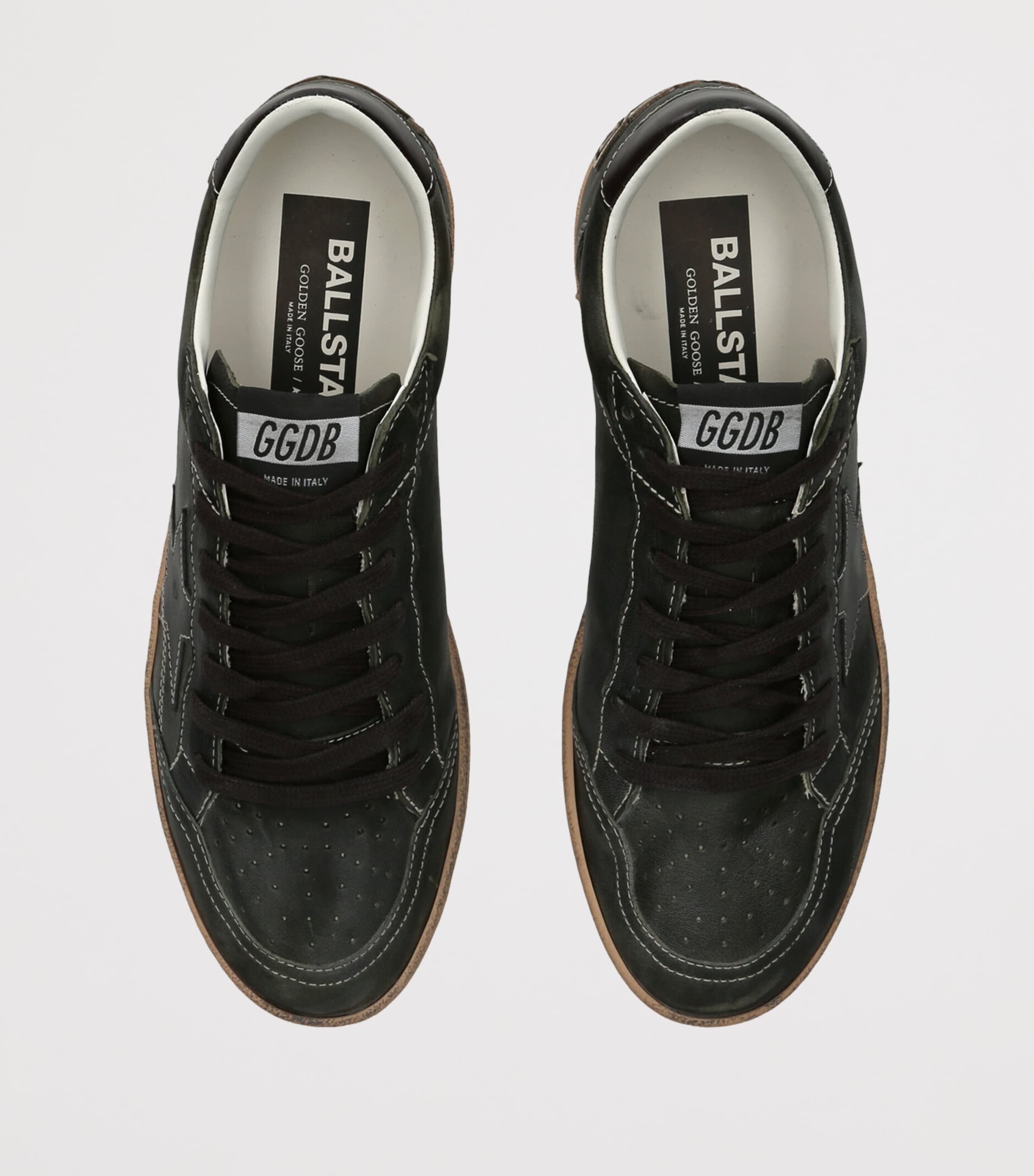 Golden Goose Nappa Leather Ball Star Sneakers Blk/other Image 3
