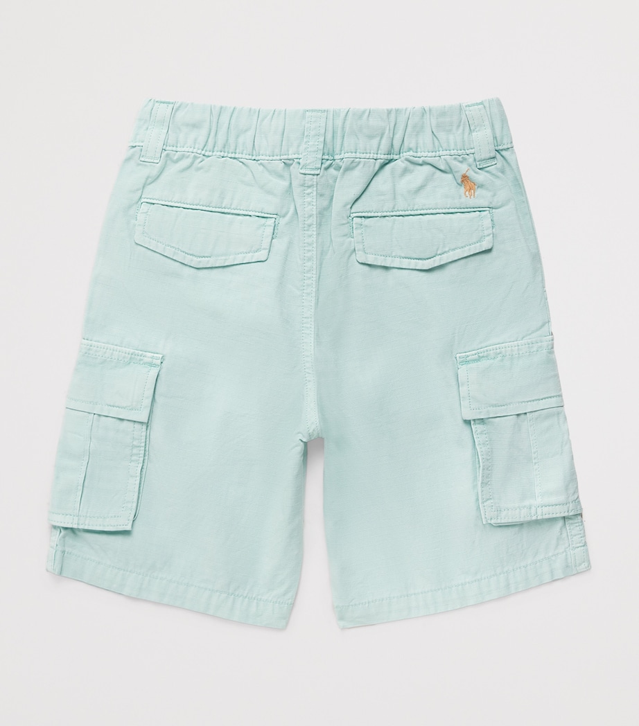 Ralph Lauren Kids Drawstring Shorts (2-7 Years) Parakeet Image 2