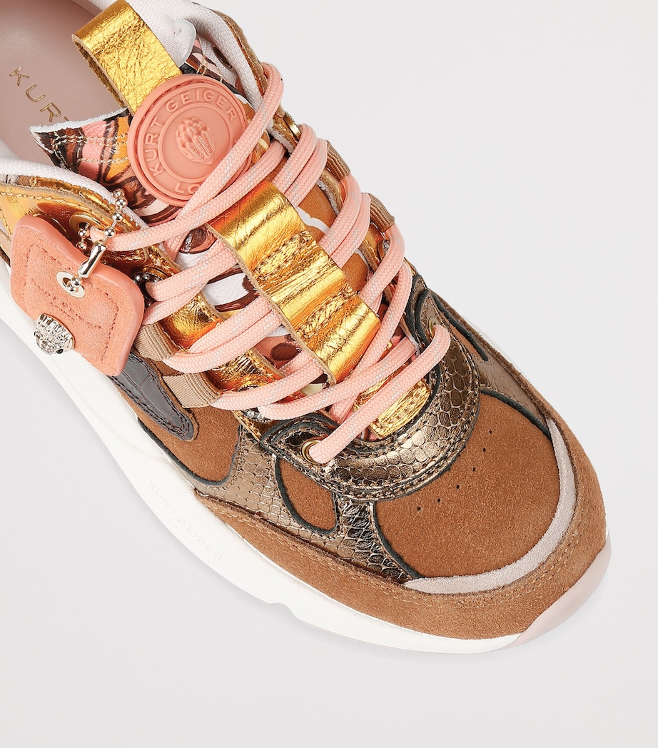 Kurt Geiger London Suede Kurt Runner Sneakers Brown/oth Image 2
