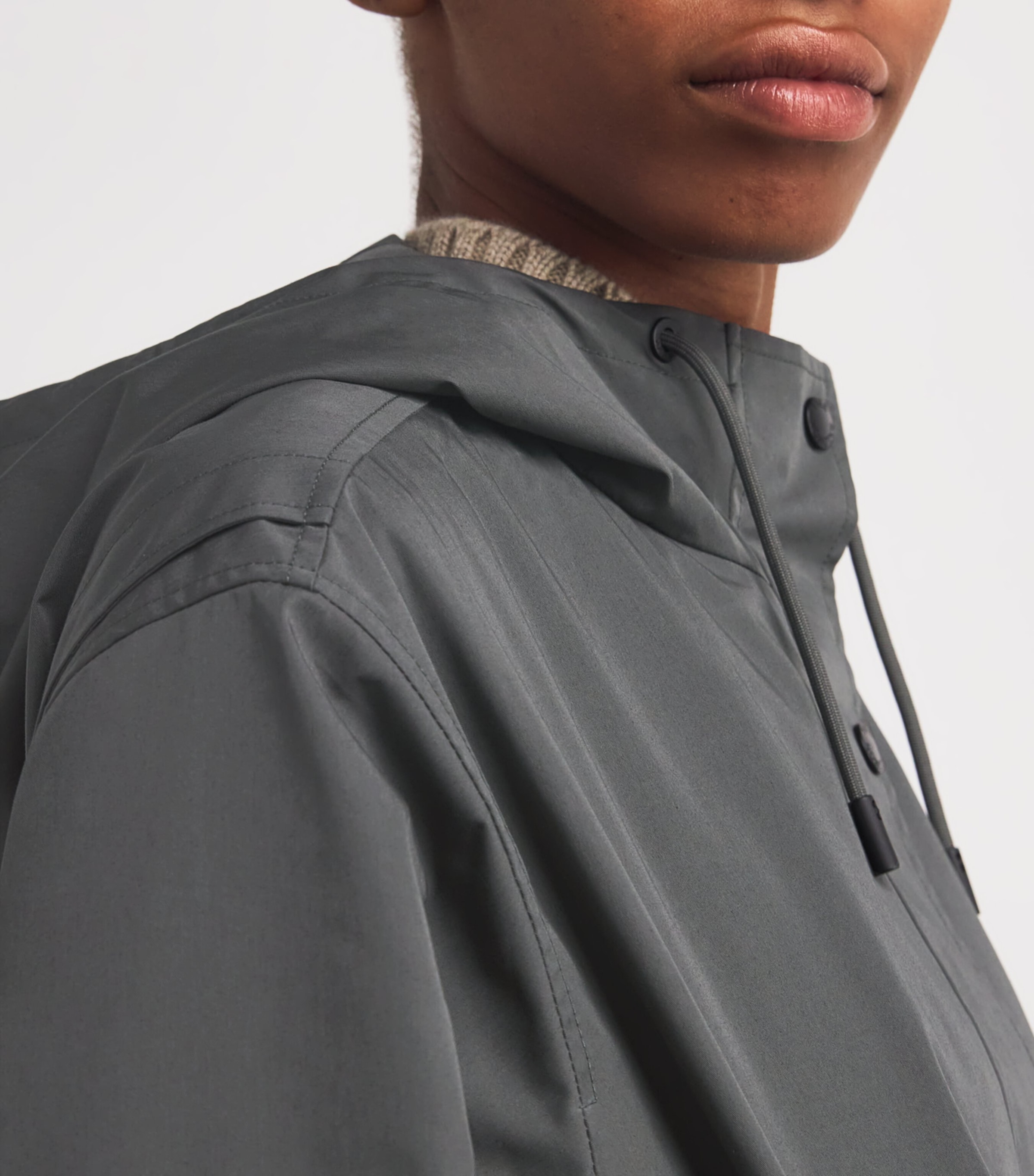 Waterproof Fur-Trim Parka Coat A2185 Image 8