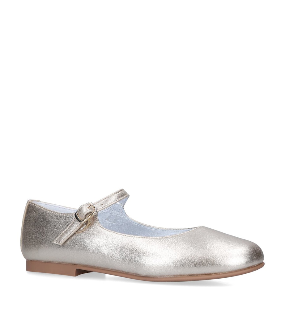 Leather Avery Mary Janes GOLD Image 3