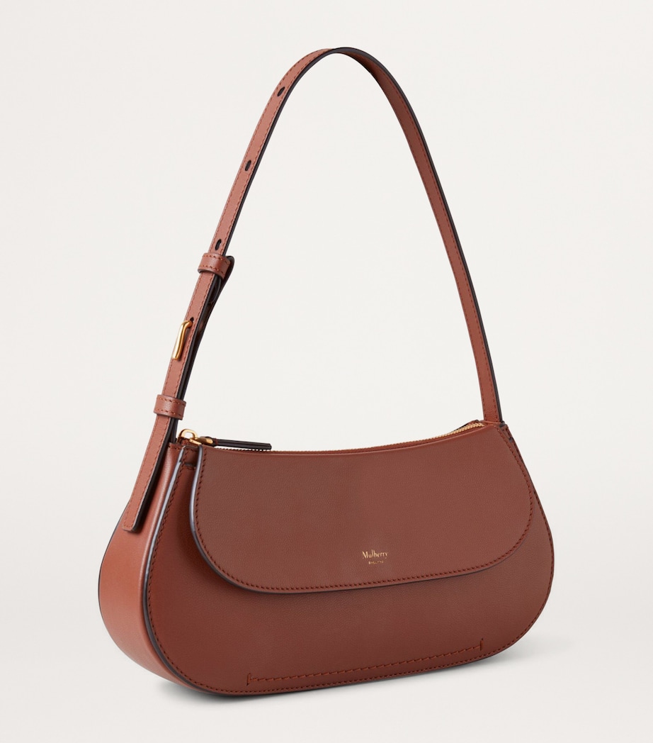 Leather Clovelly Shoulder Bag BRIGHT OAK Image 2
