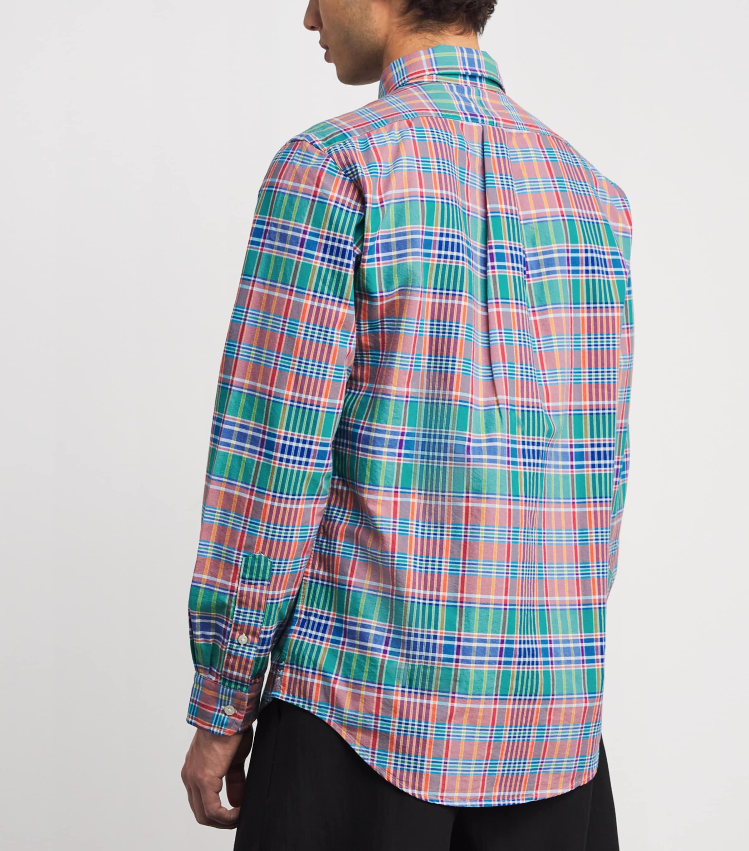 Cotton Check Oxford Shirt 1606B MLN SP RYL MLT Image 4