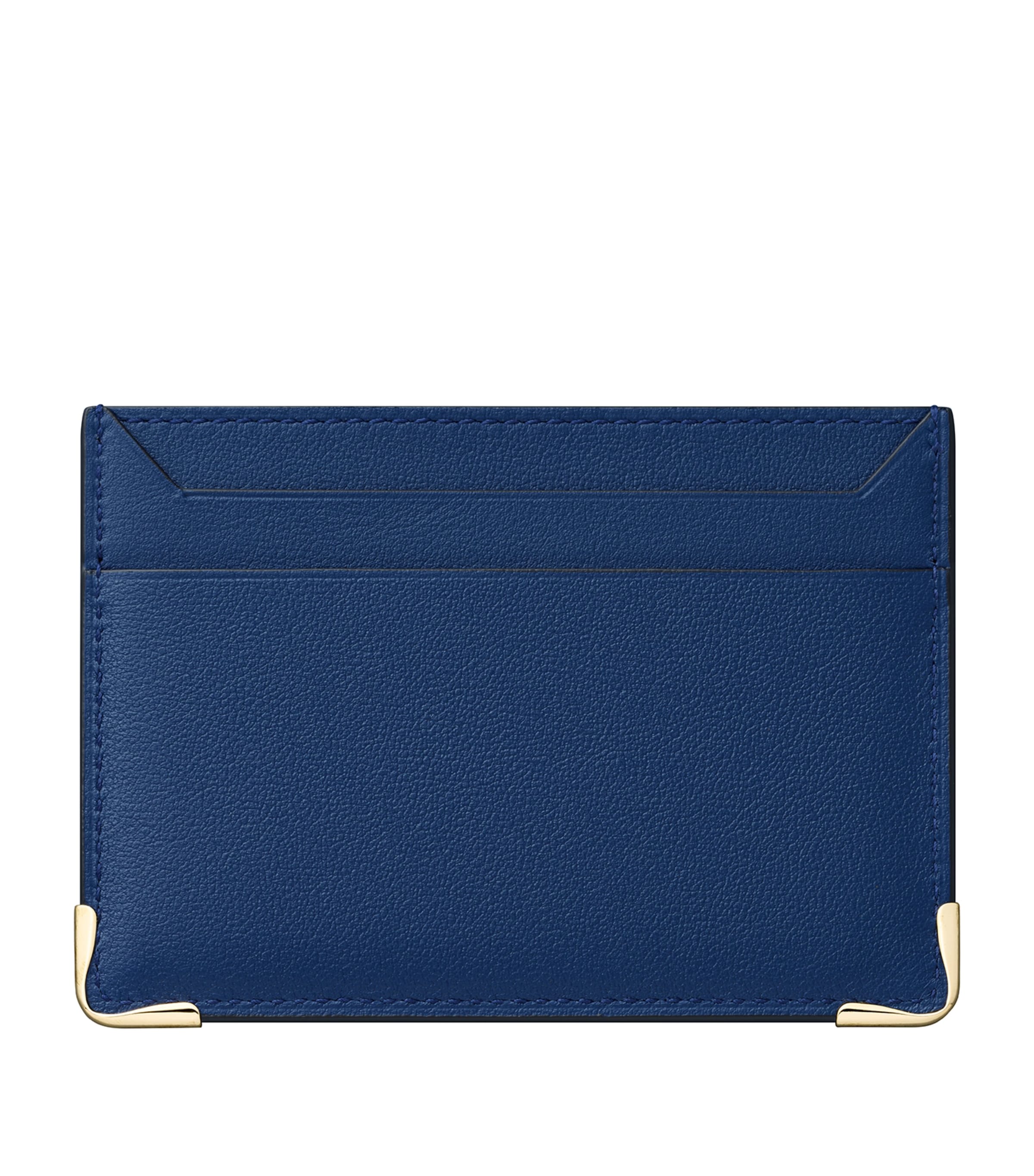 Leather Must de Cartier Card Holder DEEP BLUE Image 2