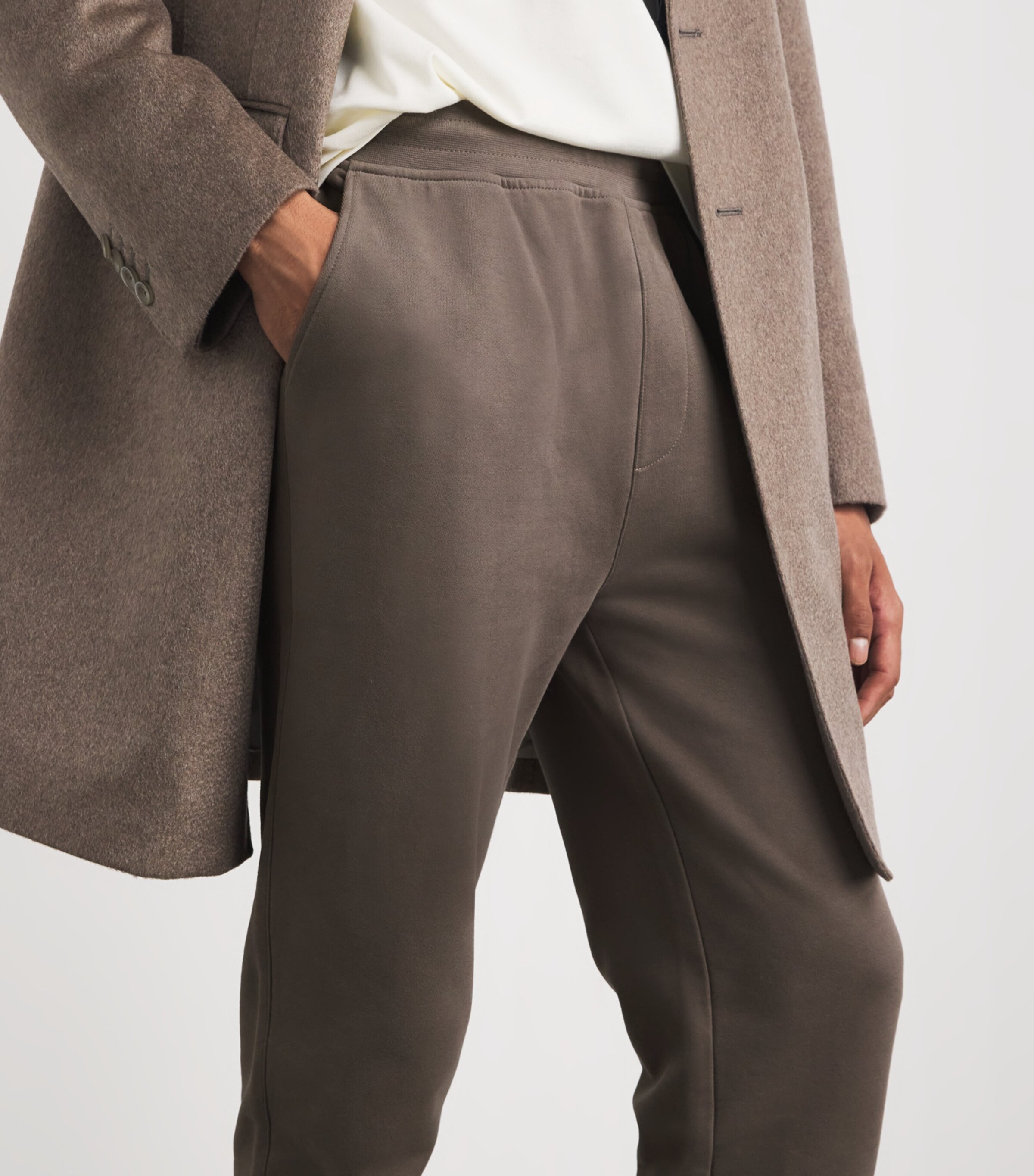 Cotton Sweatpants 42 BROWN Image 6