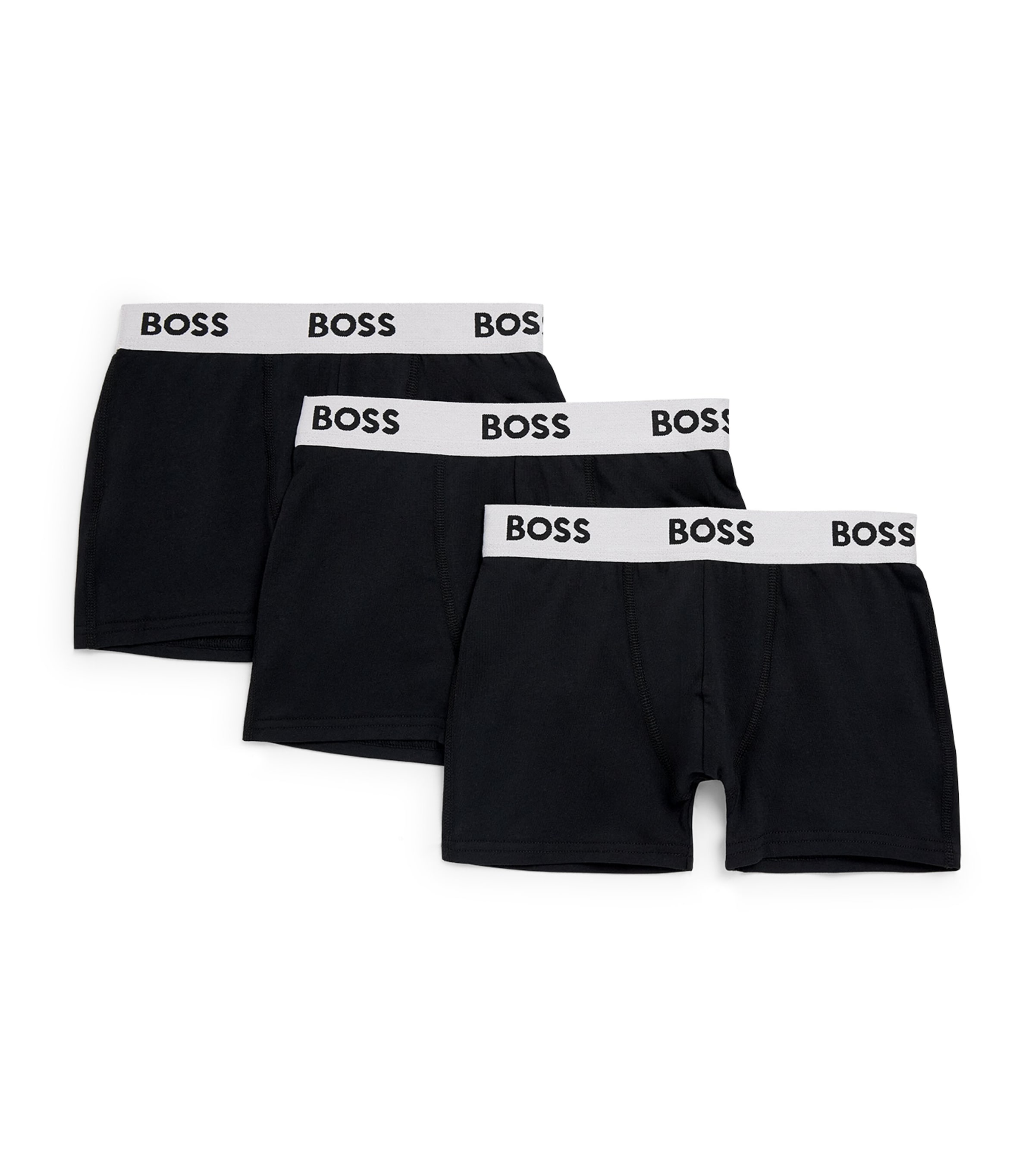 BOSS Kidswear Pack of 3 Boxer Briefs (4-16 Years) Black Image 1